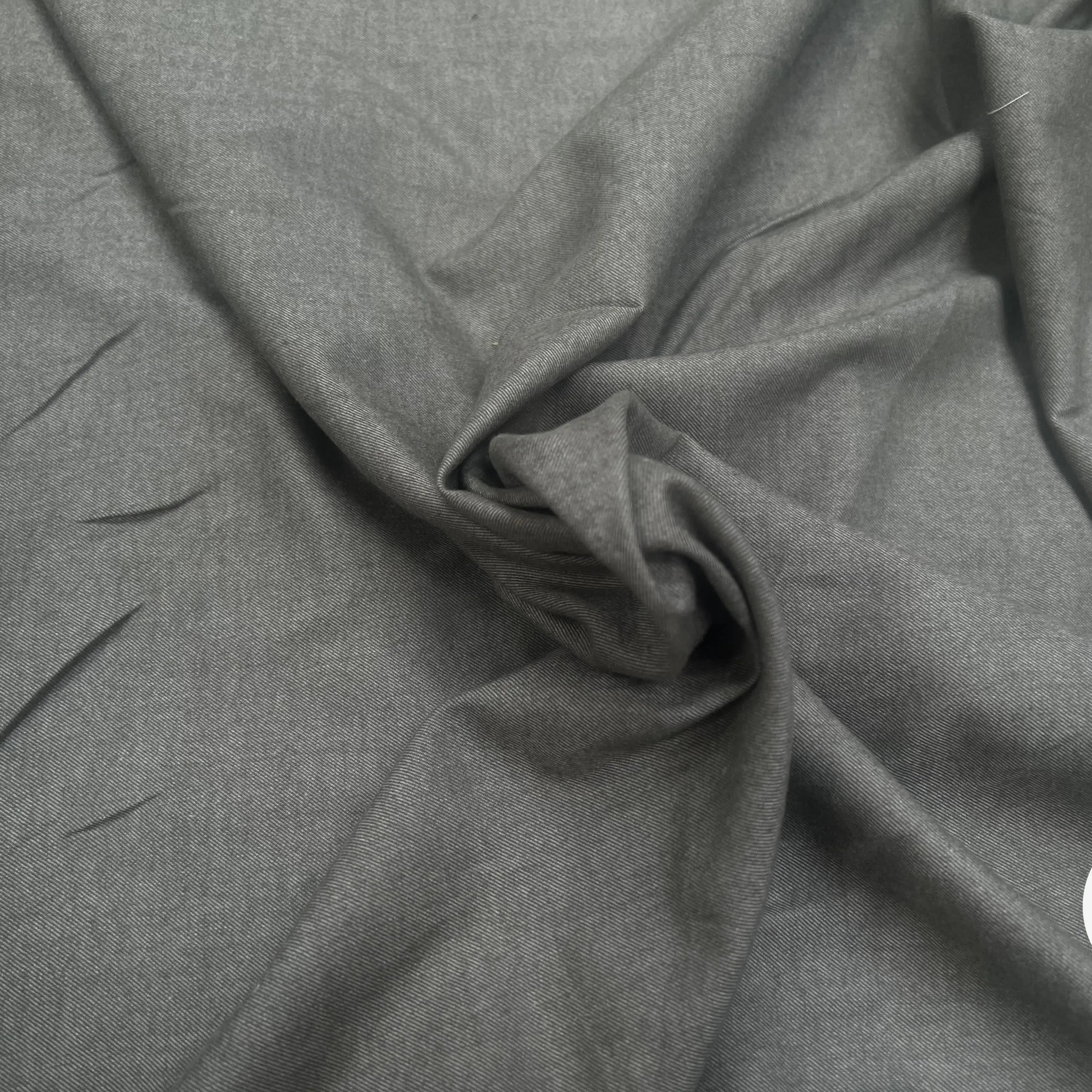 FLANELLE DE COTON SERGEE VERT TILLEUL DOUCE - My Little Coupon