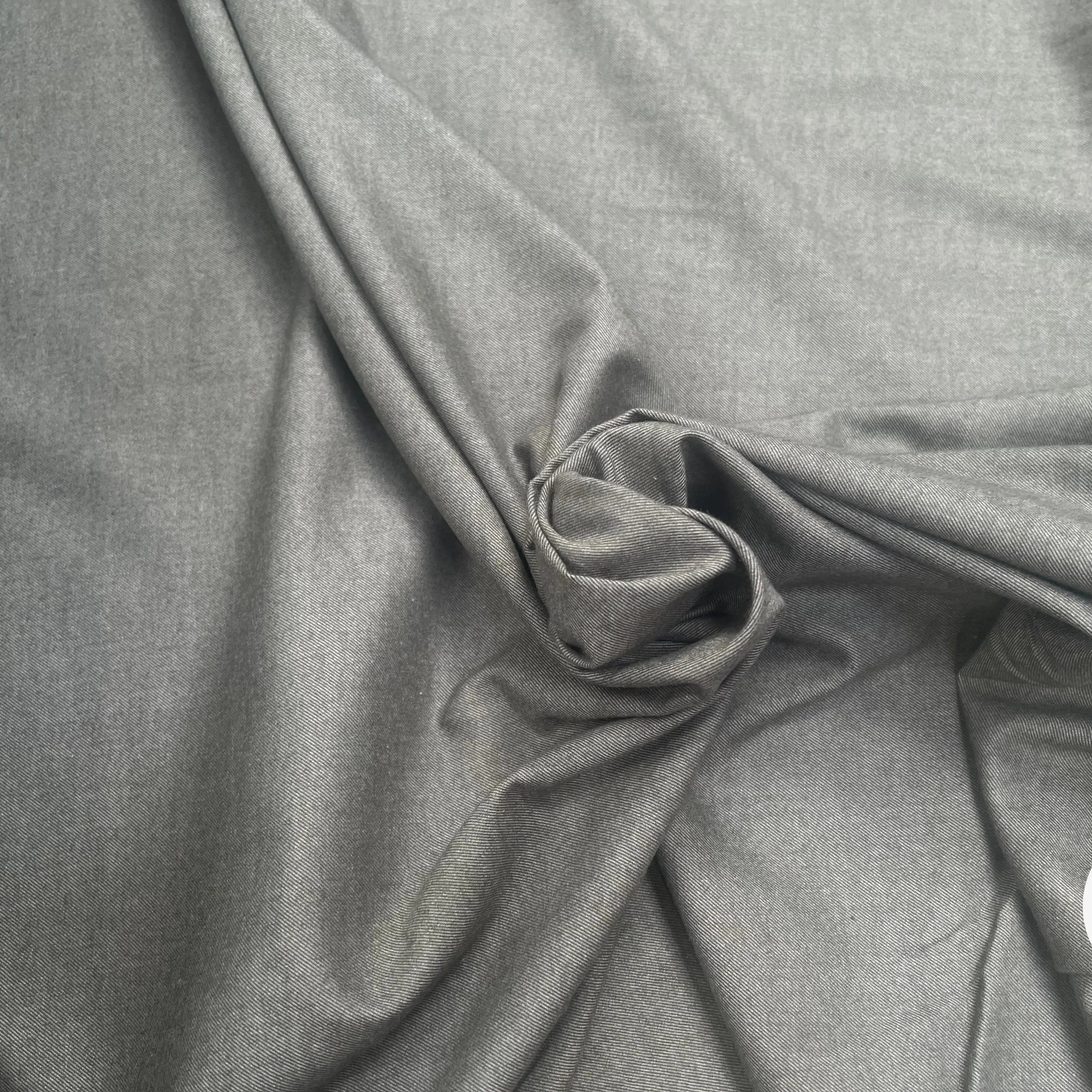 FLANELLE DE COTON SERGEE VERT TILLEUL DOUCE - My Little Coupon