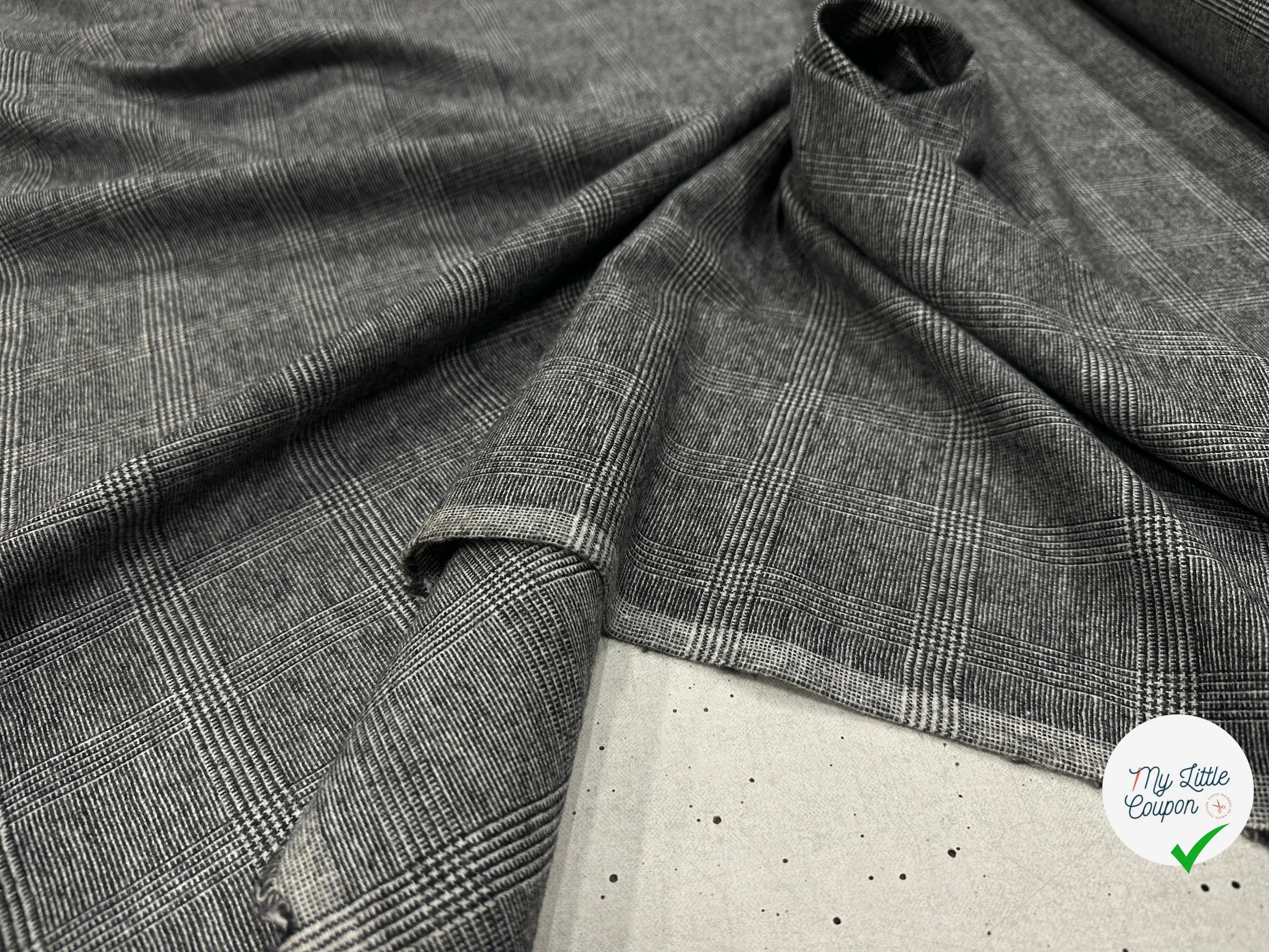FLANELLE DE LAINE PRINCE DE GALLES COMO 5% EA MSO