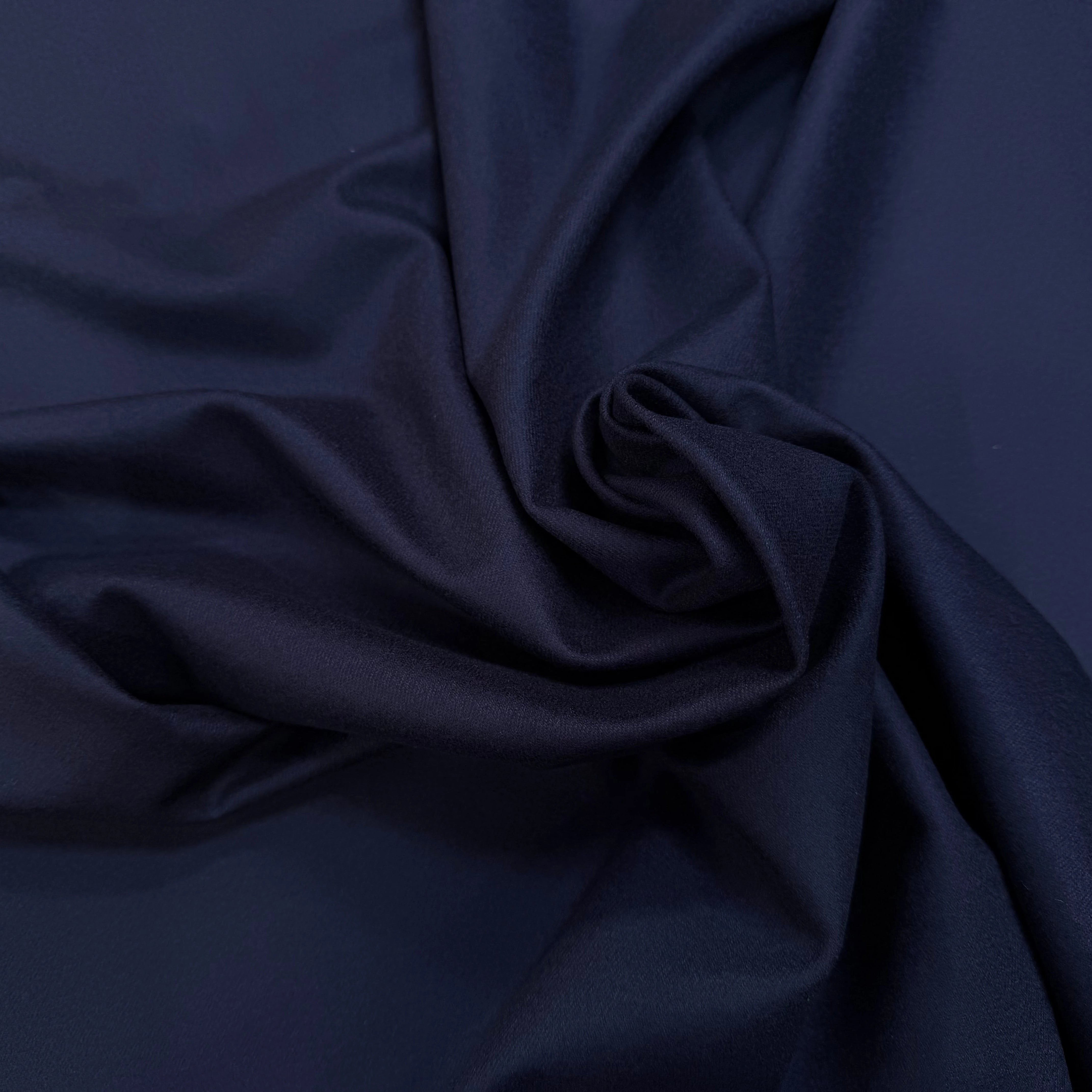 FLANELLE DE LAINE SERGÉE MARINE ULTRA CHIC - My Little Coupon