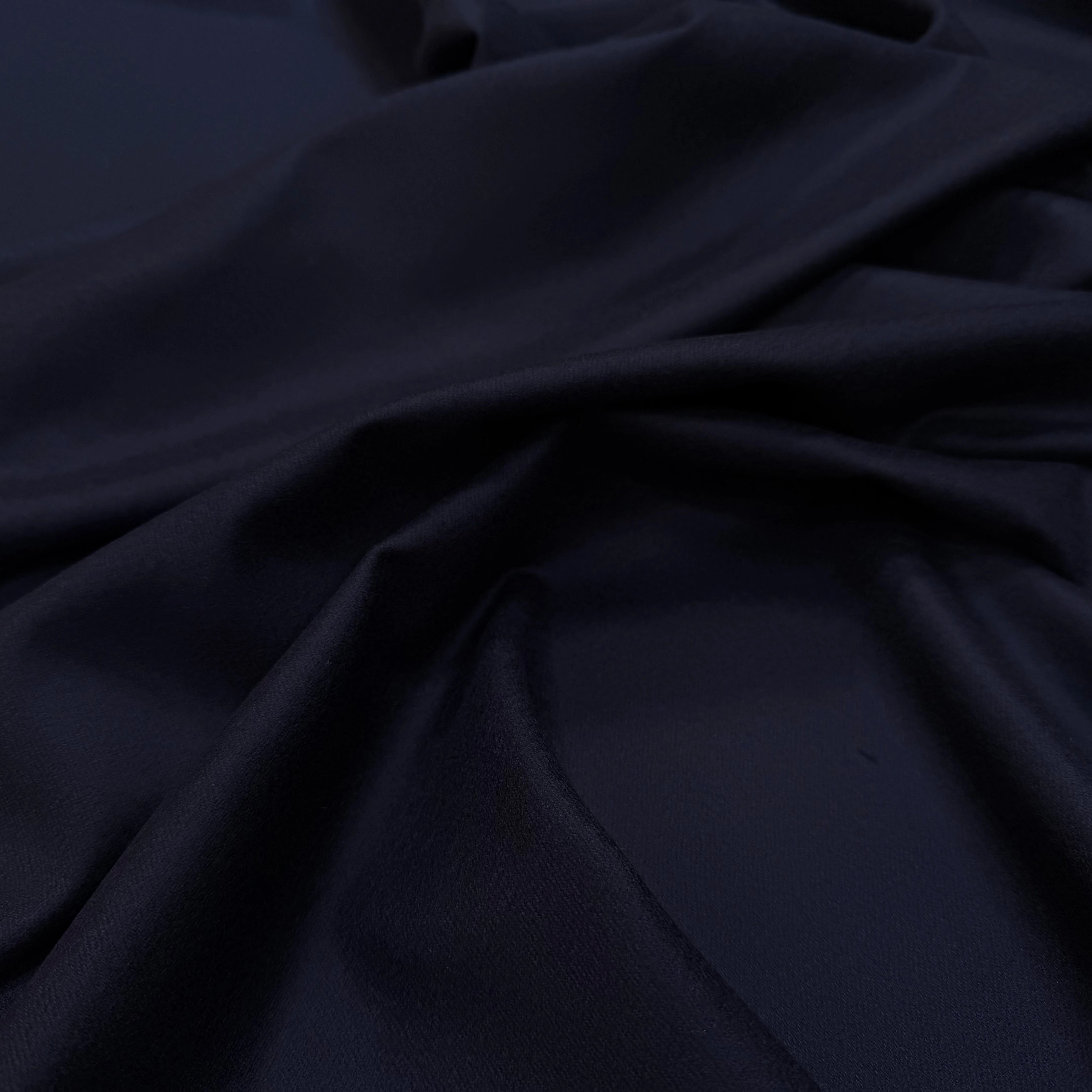 FLANELLE DE LAINE SERGÉE MARINE ULTRA CHIC - My Little Coupon