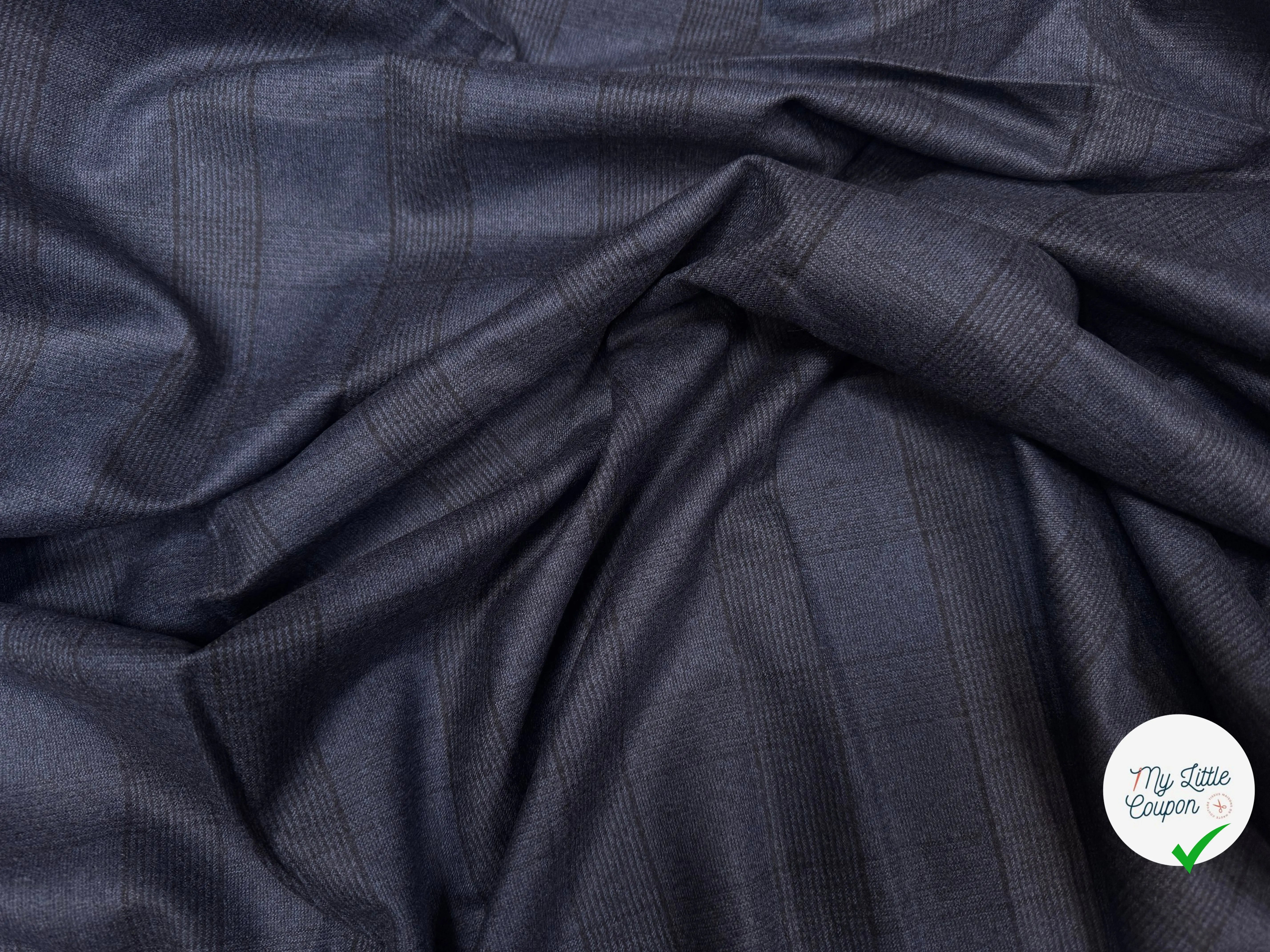 FLANELLE DE LAINE VITALE BARBERIS CANONICO PRINCE DE GALLE - My Little Coupon