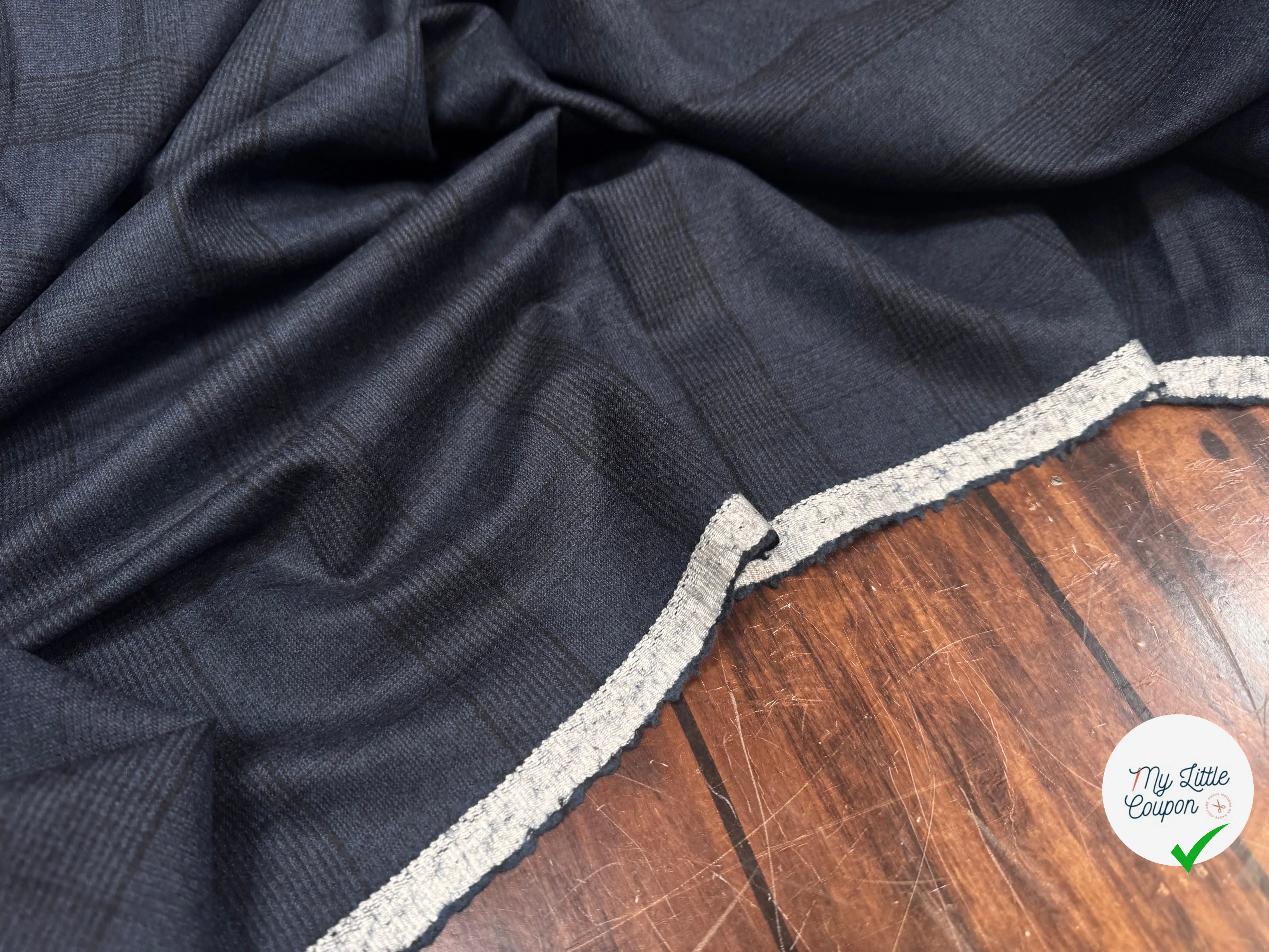 FLANELLE DE LAINE VITALE BARBERIS CANONICO PRINCE DE GALLE - My Little Coupon