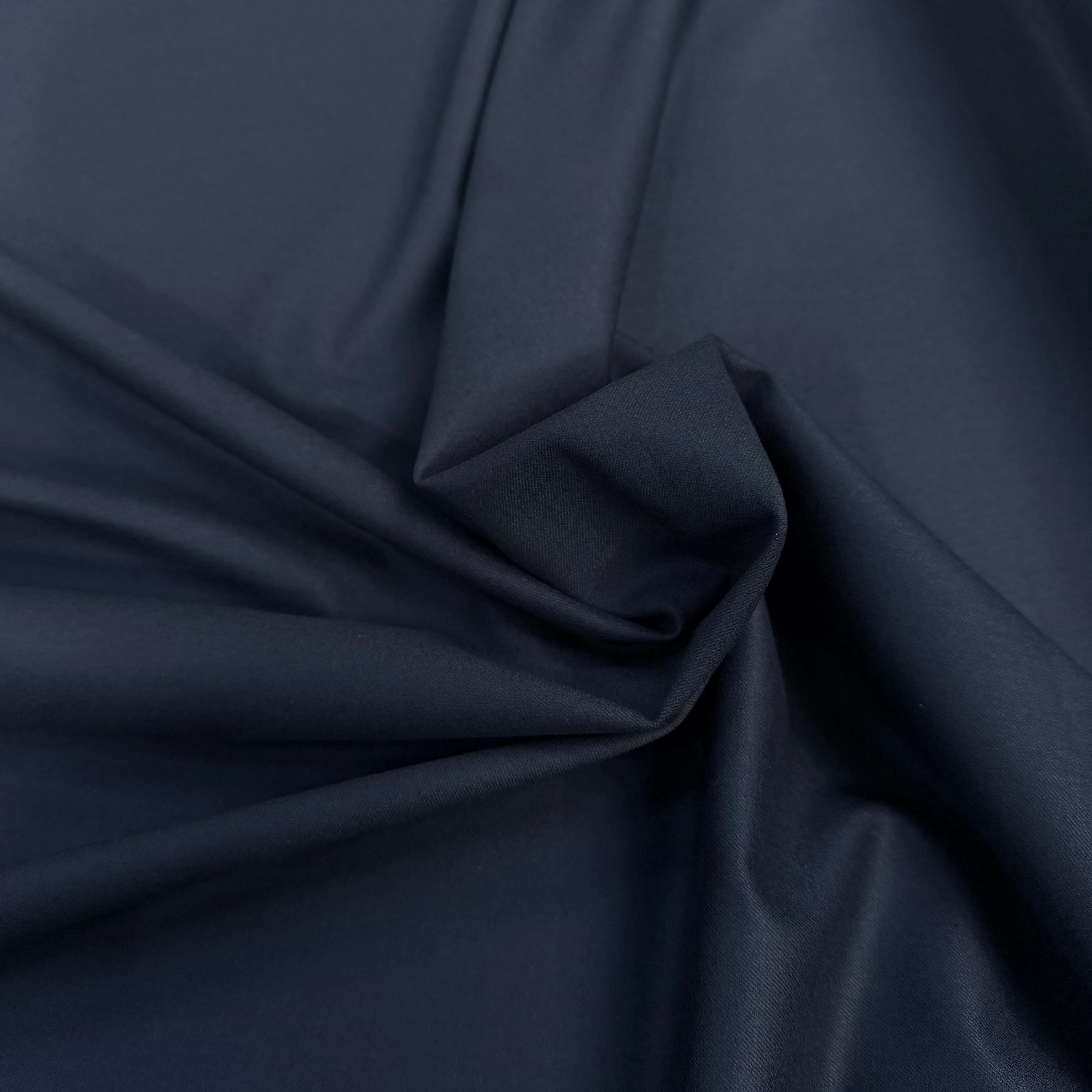 FLANELLE LAINE VIERGE SERGÉE BLEU ARDOISE 4%EA - My Little Coupon