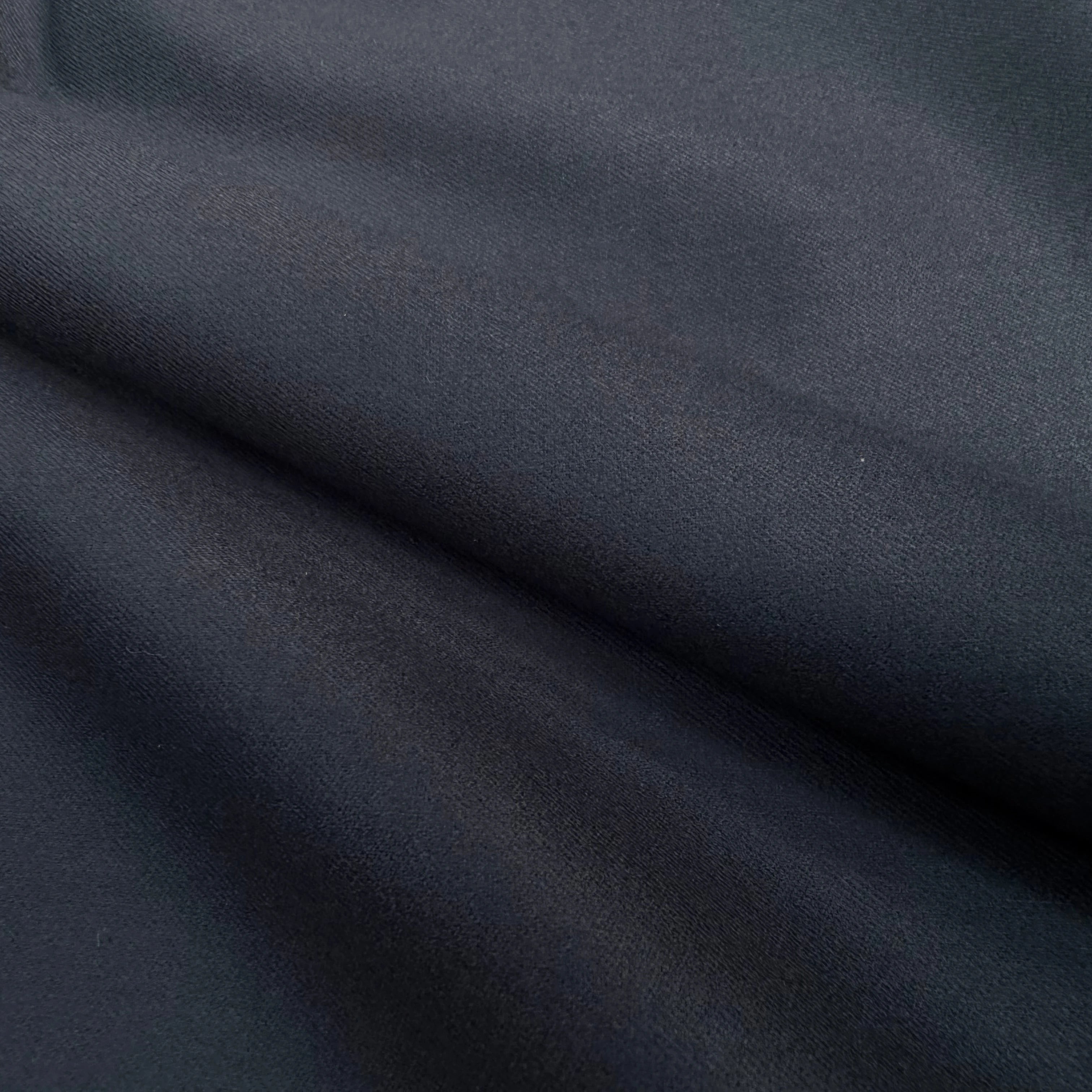 FLANELLE LAINE VIERGE SERGÉE BLEU ARDOISE 4%EA - My Little Coupon