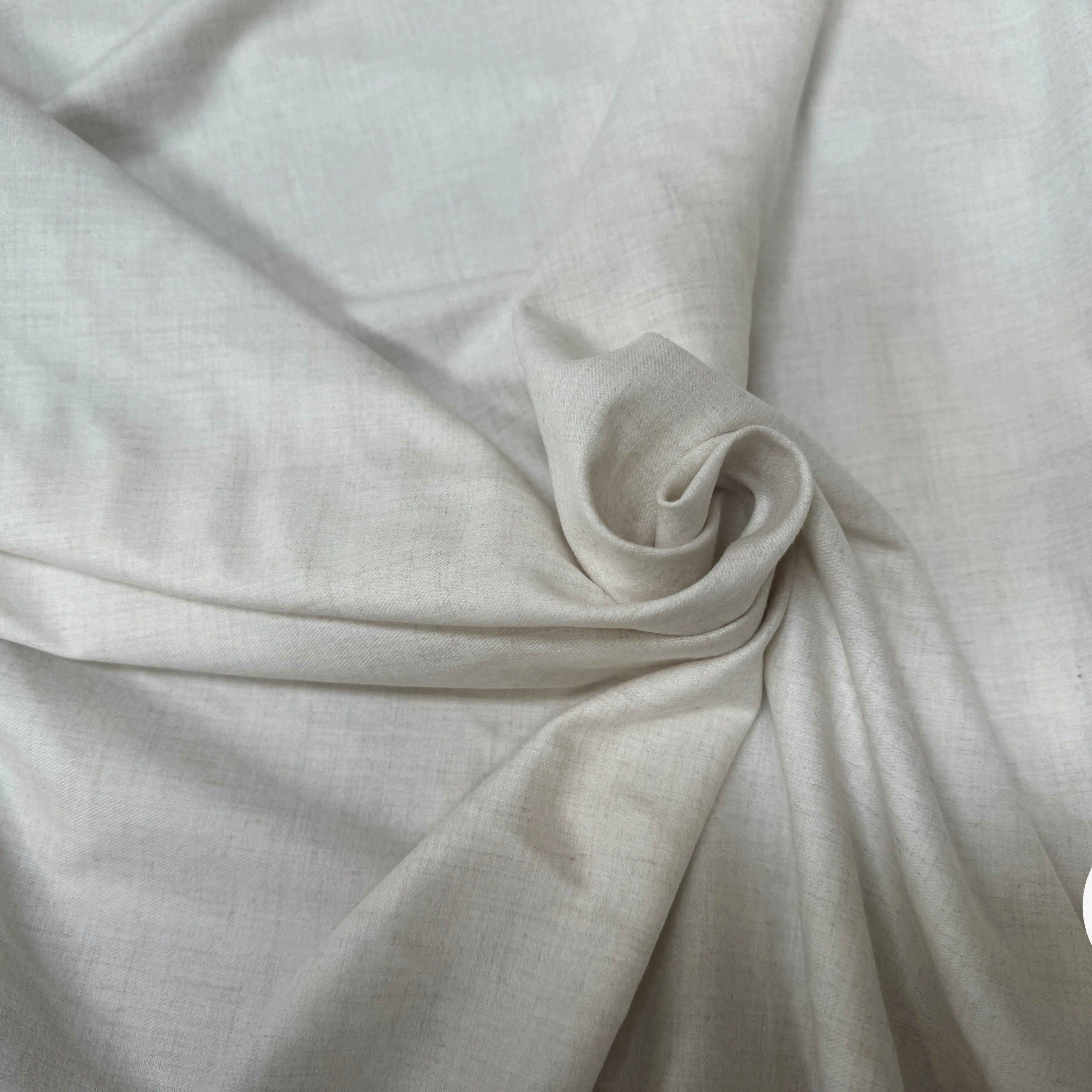 FLANELLE SERGÉE ULTRA DOUCE BLANCHE - My Little Coupon