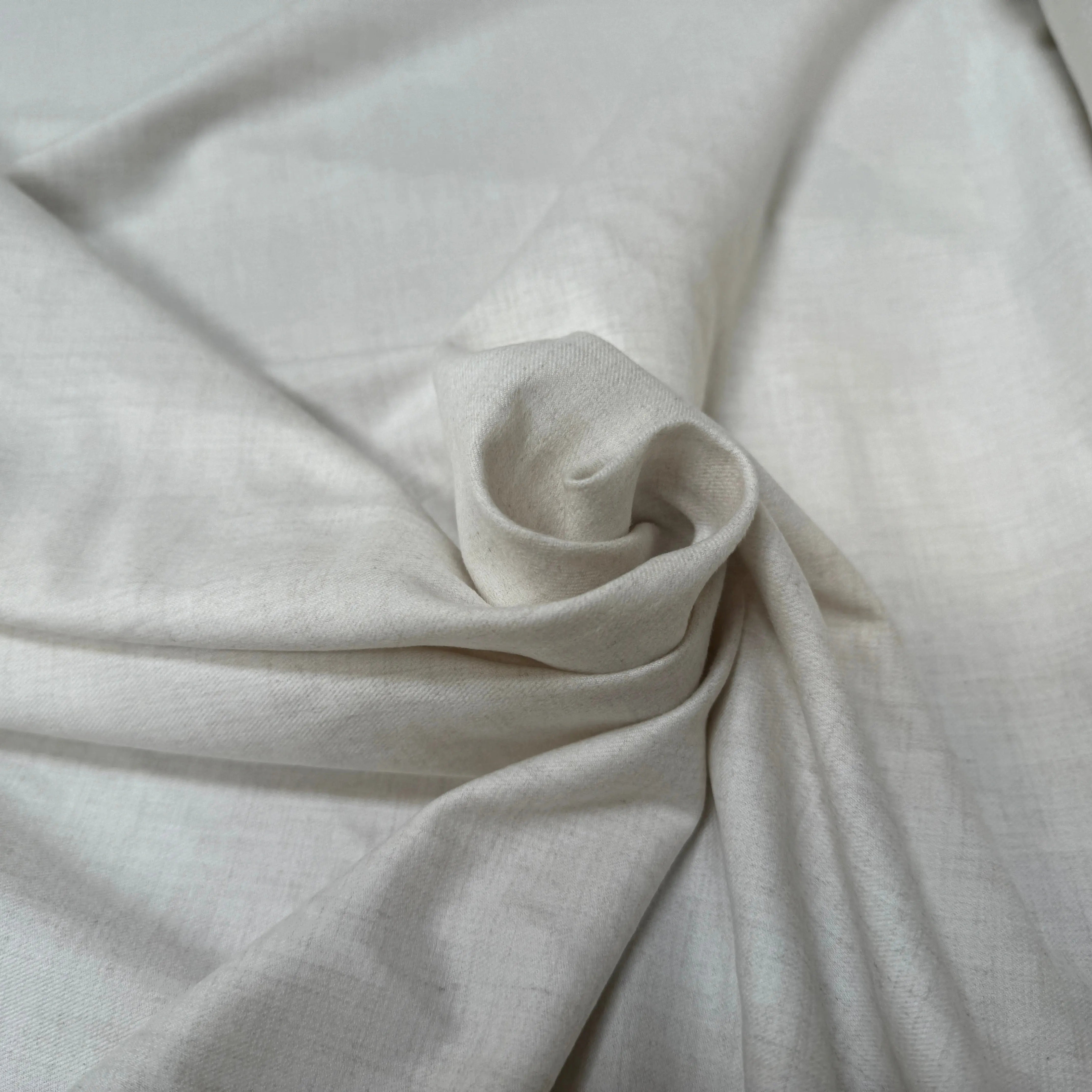 FLANELLE SERGÉE ULTRA DOUCE BLANCHE - My Little Coupon