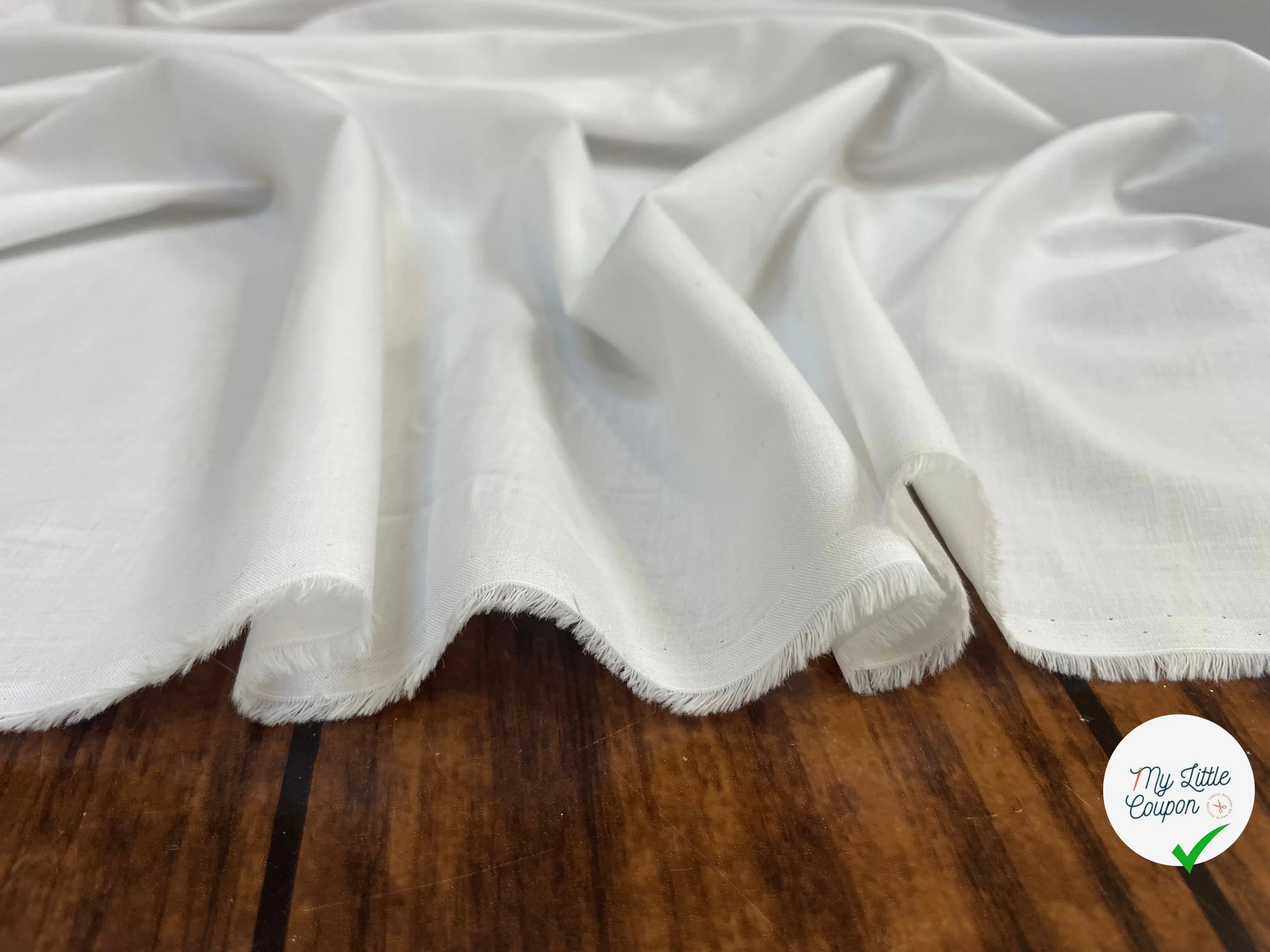 FOND DE POCHE COTON PORTOFINO SANFOR BIANCO - My Little Coupon