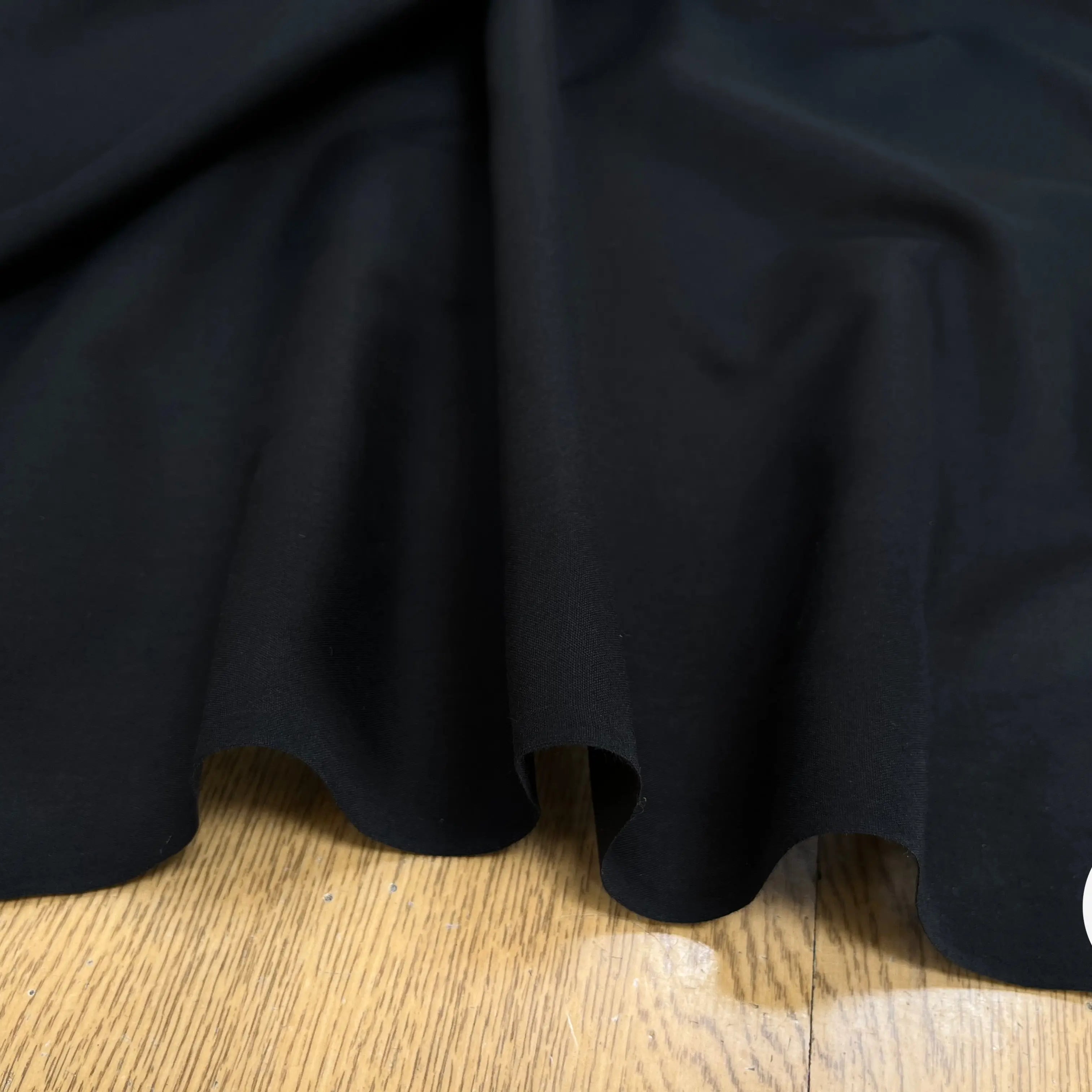 FOND DE POCHE COTON UNI NOIR - My Little Coupon