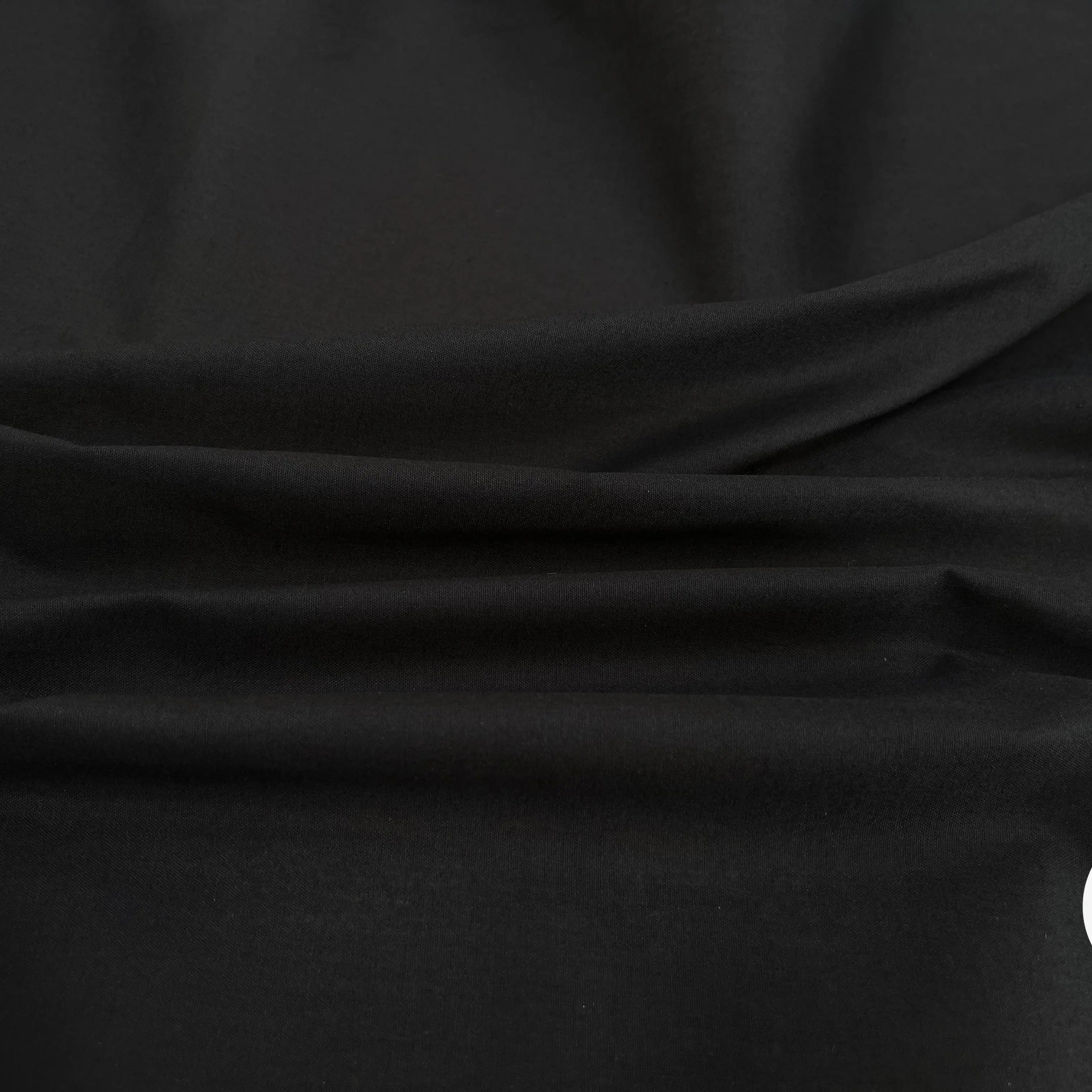 FOND DE POCHE COTON UNI NOIR - My Little Coupon