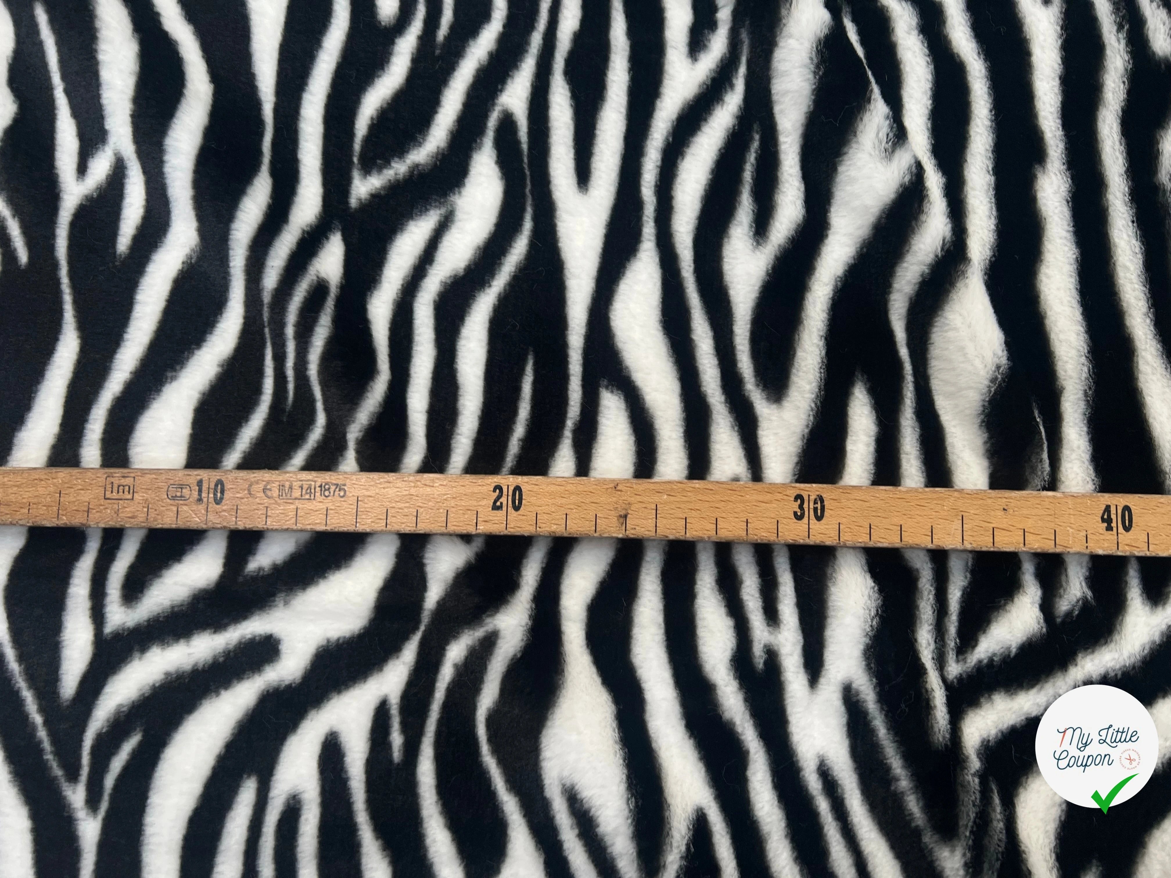 FOURRURE FUR ZEBRA BLACK - My Little Coupon