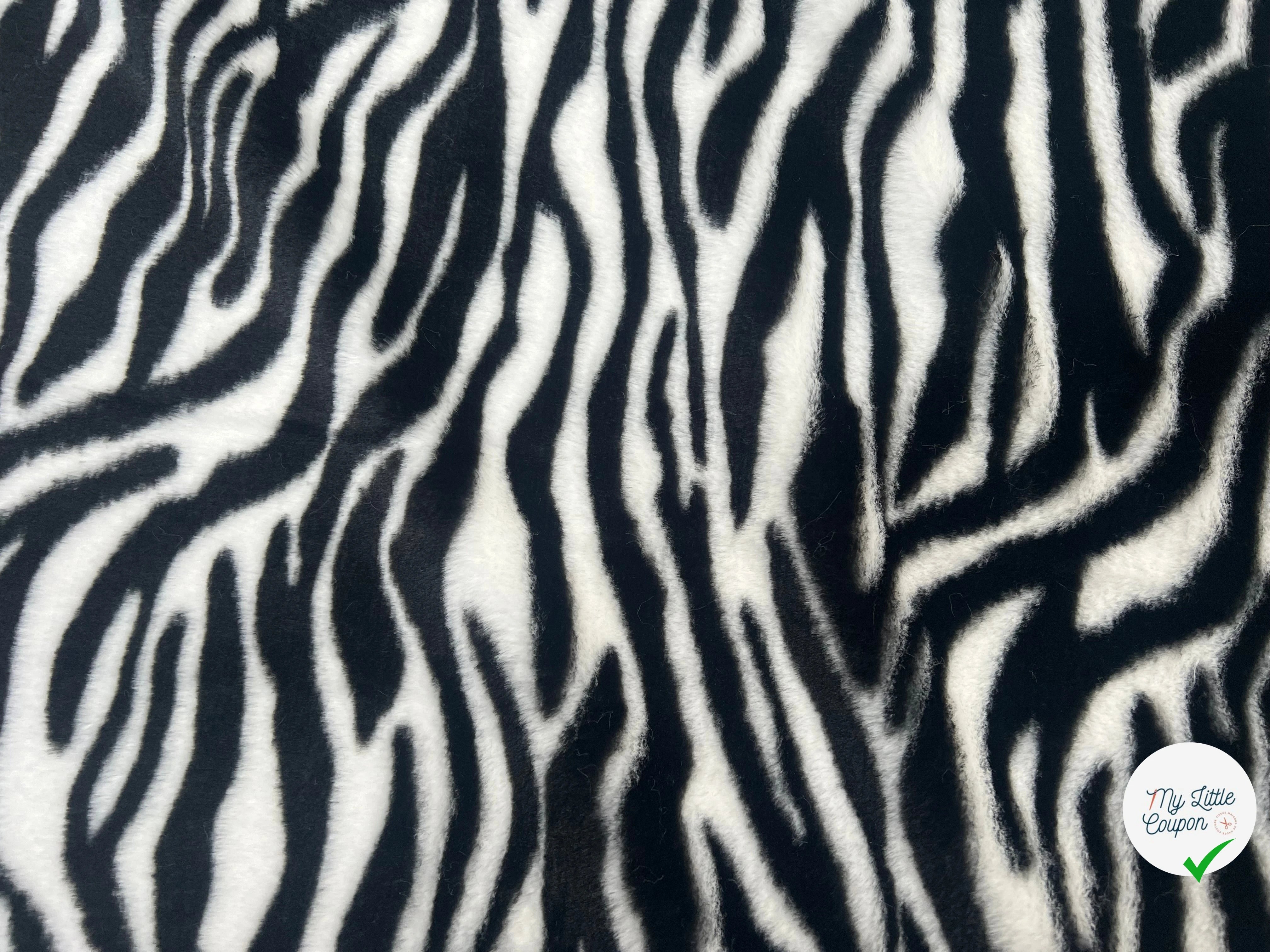 FOURRURE FUR ZEBRA BLACK - My Little Coupon