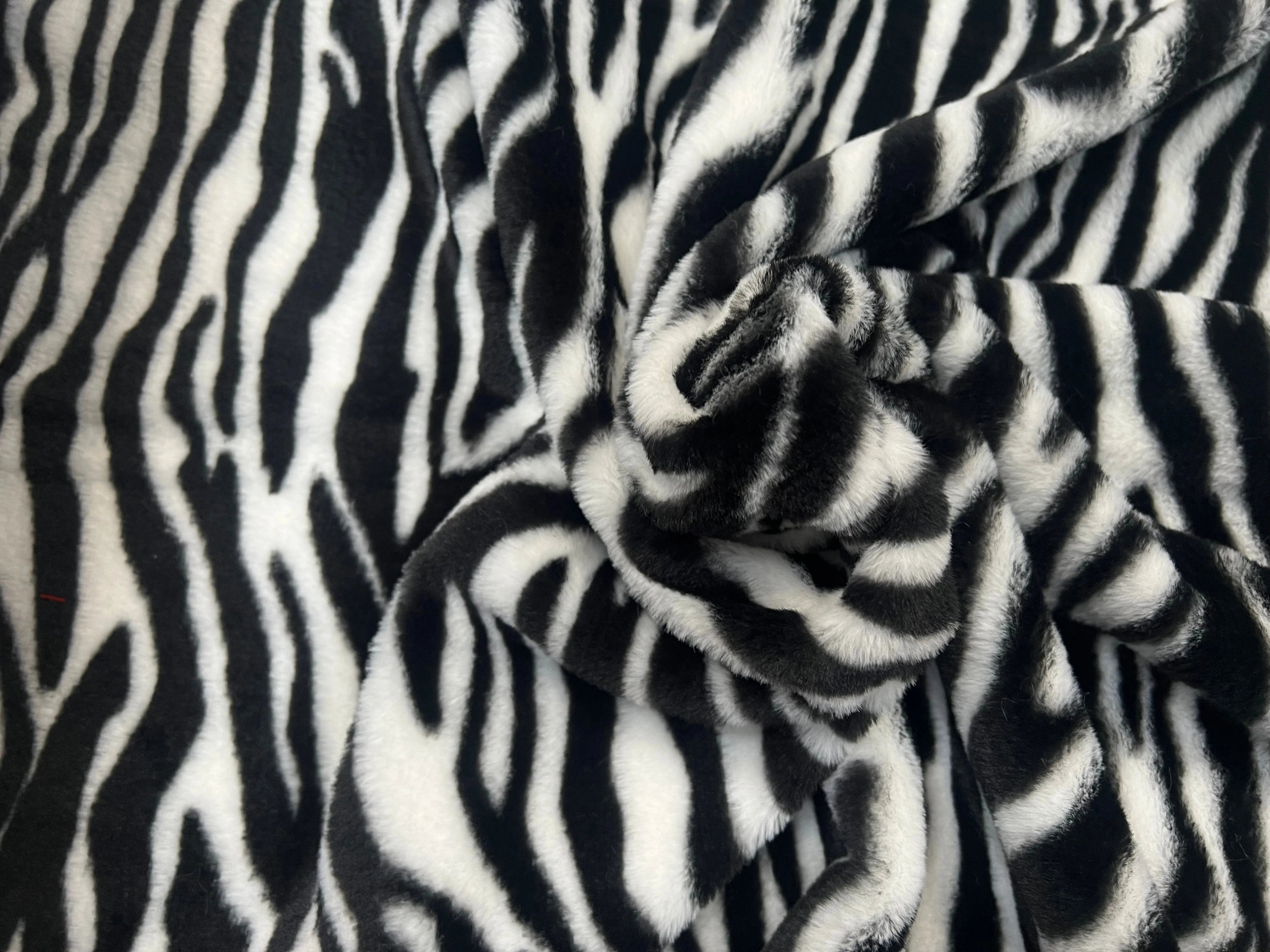 FOURRURE FUR ZEBRA BLACK - My Little Coupon
