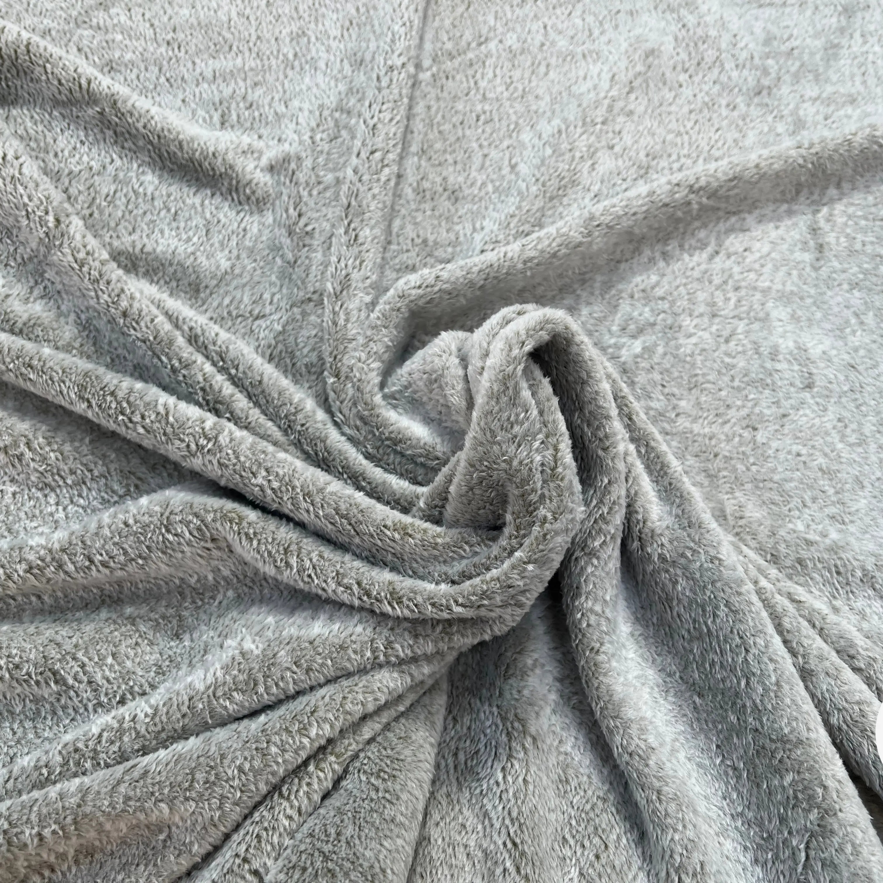 FOURRURE TOUTE DOUCE DOUBLE FACE SNOW KAKI OEKO TEX MADE IN FRANCE - My Little Coupon