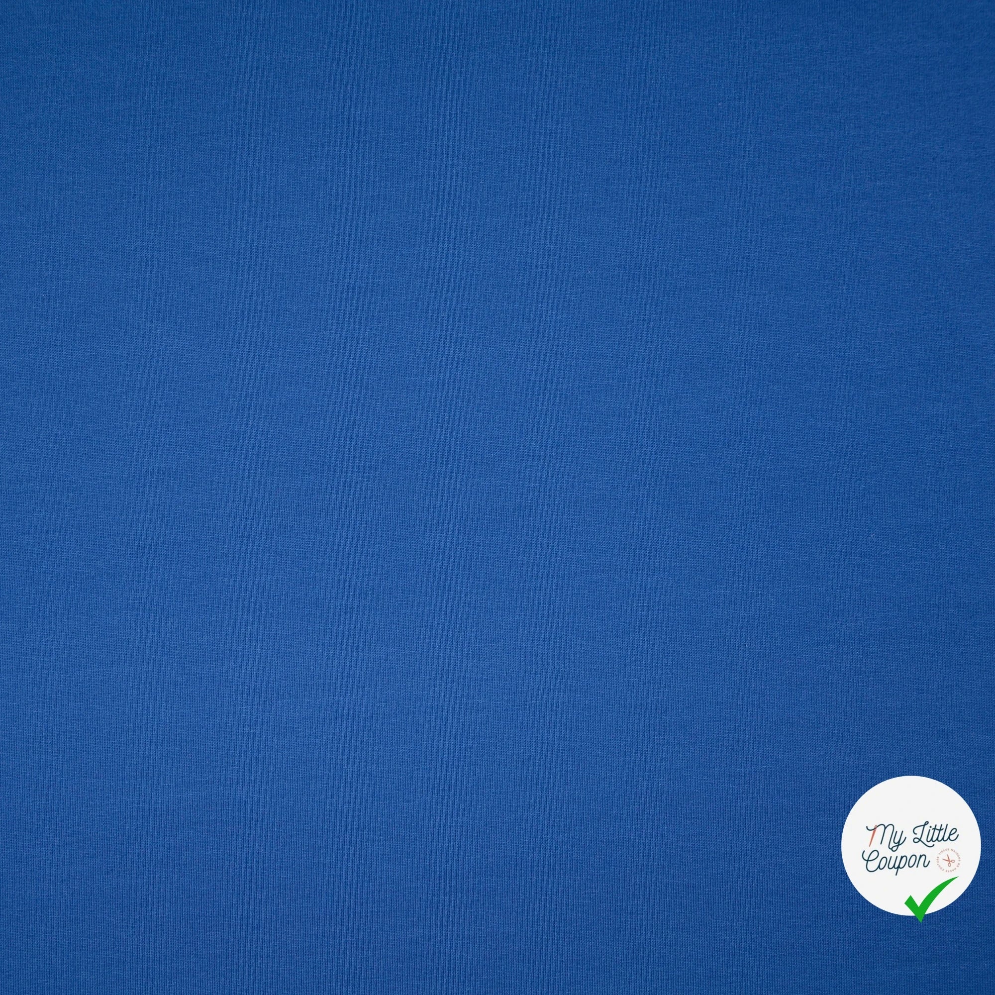 FRENCH TERRY COTON UNI COBALT 2 - My Little Coupon