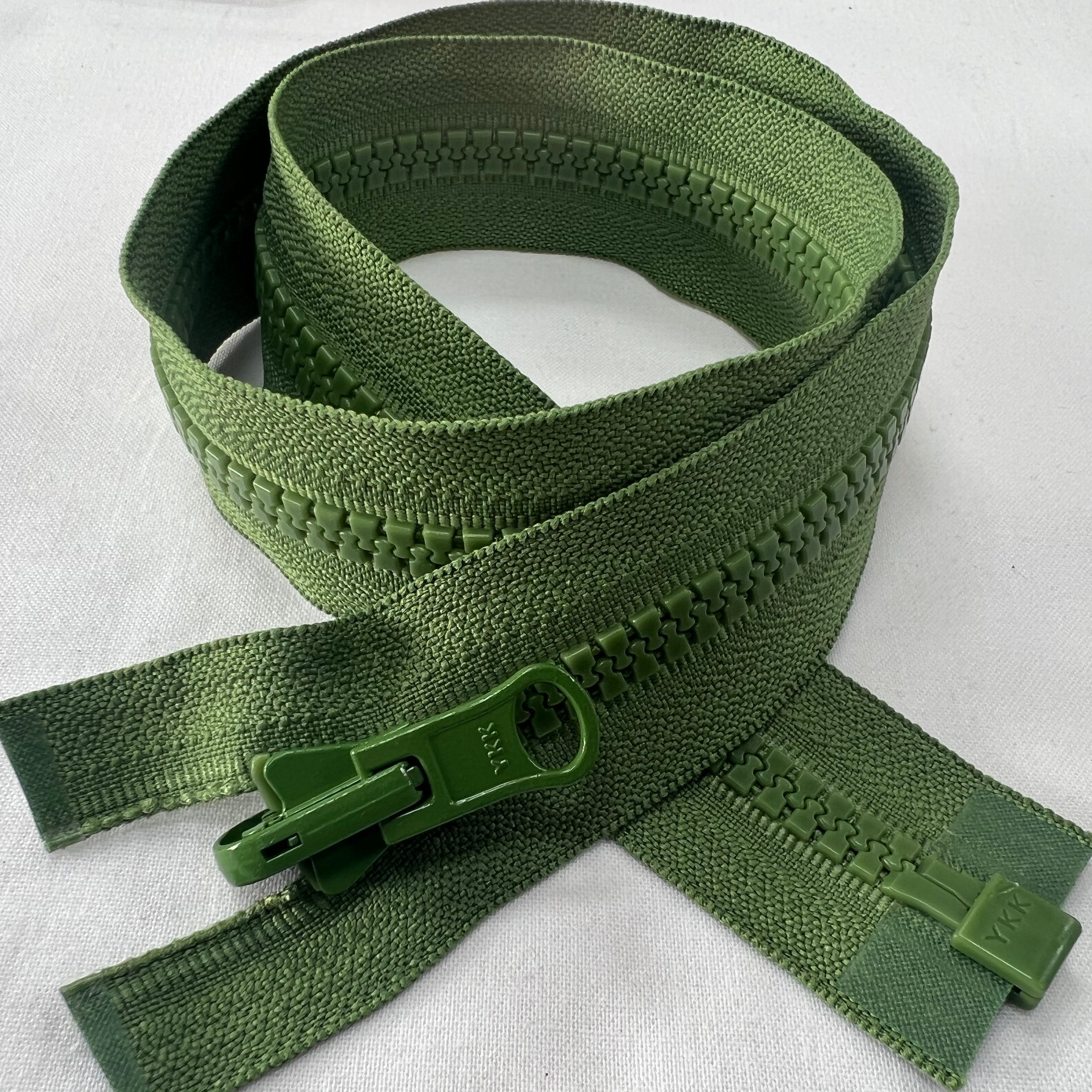 Fermeture séparable curseur réversible verte - My Little Coupon