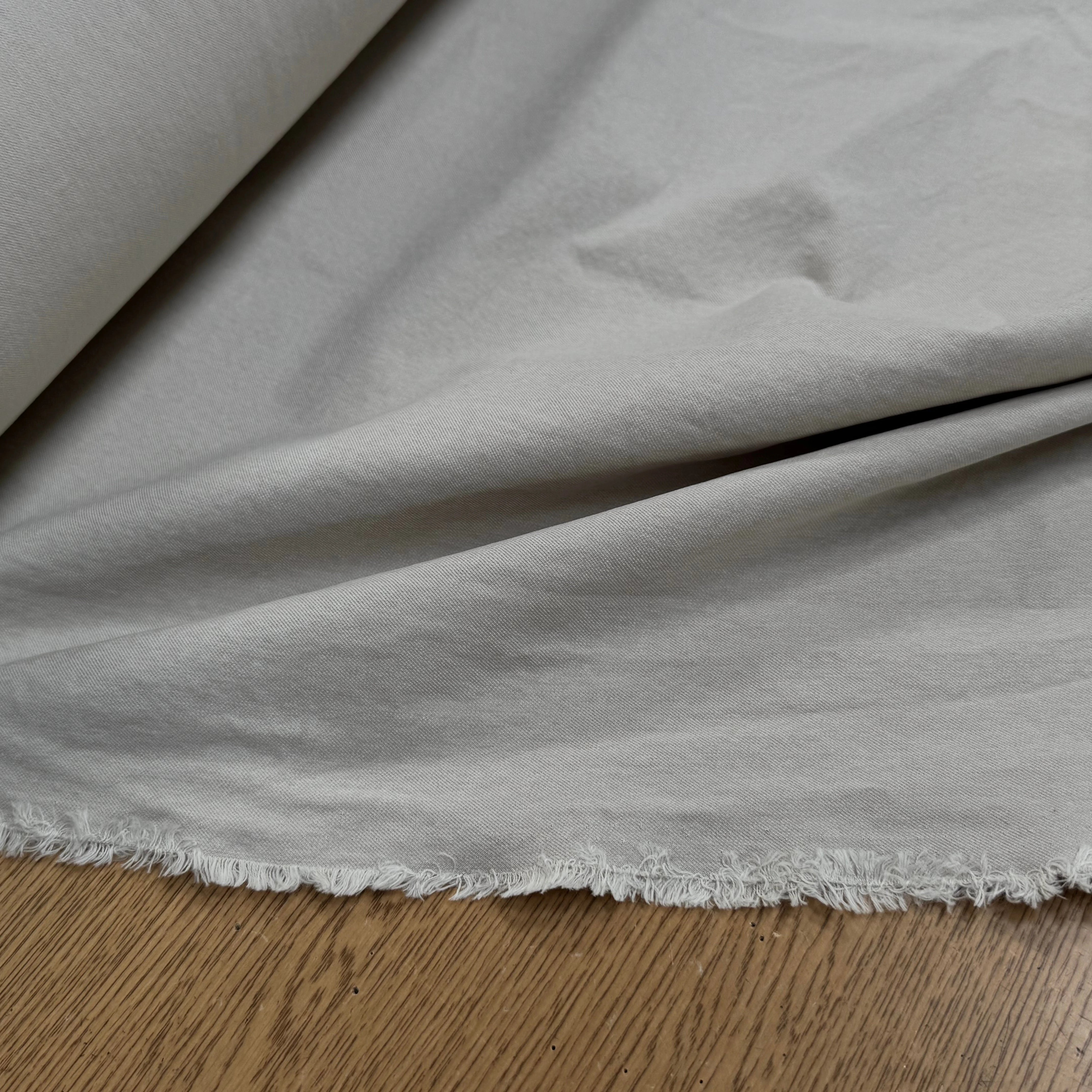 GABARDINE 100% COTON SABLÉE ESPRIT DENIM ULTRA BELLE BEIGE CLAIR - My Little Coupon