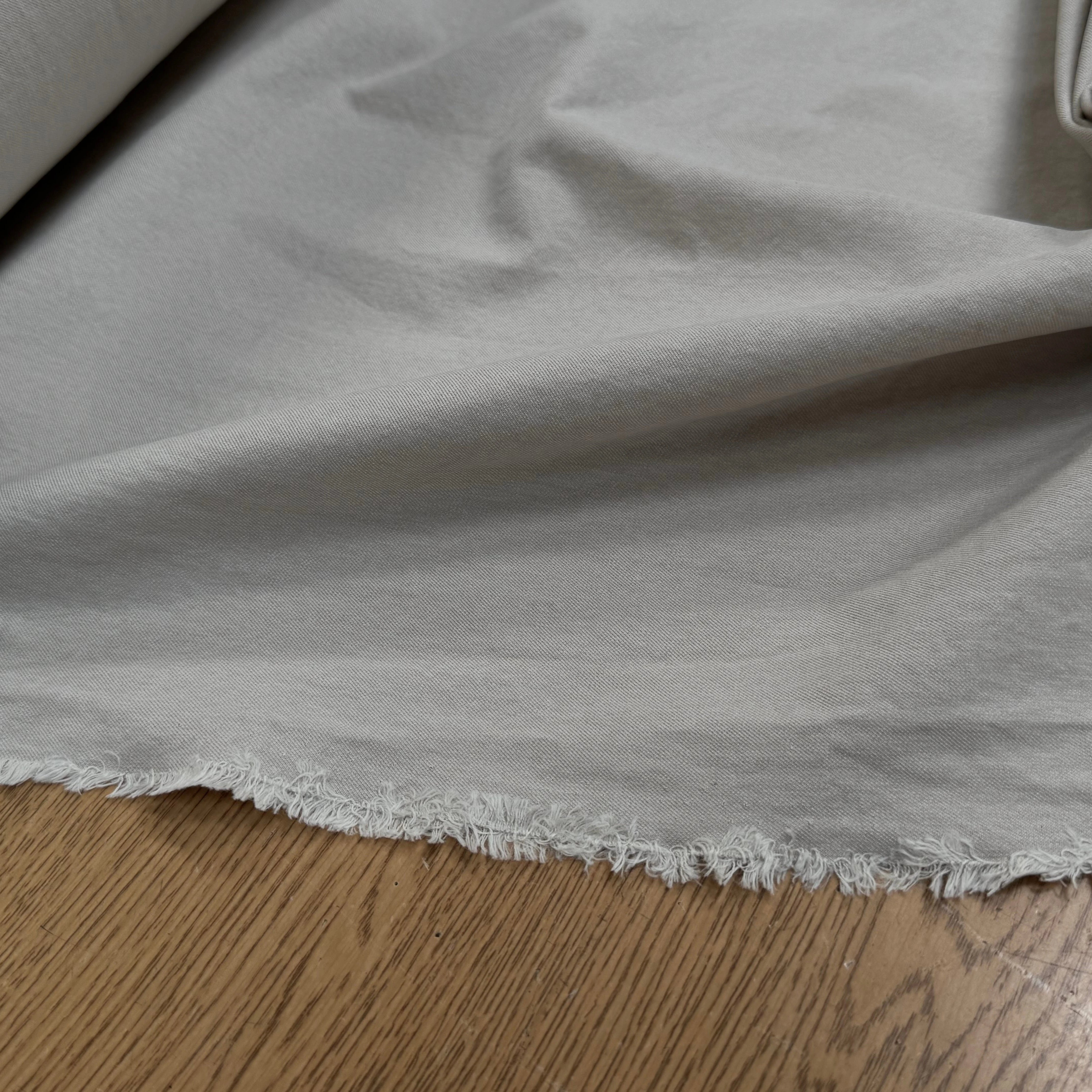 GABARDINE 100% COTON SABLÉE ESPRIT DENIM ULTRA BELLE BEIGE CLAIR - My Little Coupon