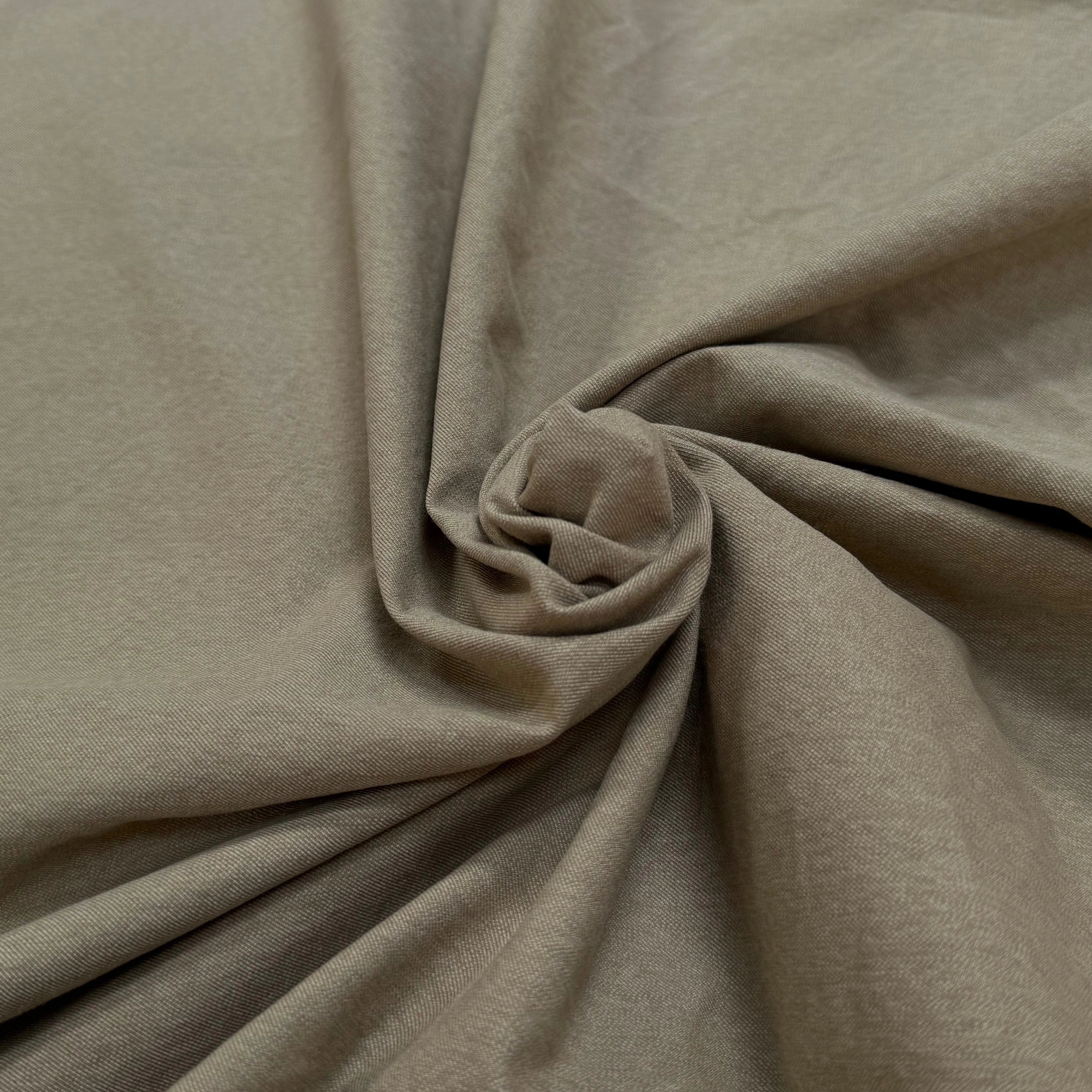 GABARDINE 100% COTON SABLÉE ESPRIT DENIM ULTRA BELLE BEIGE TAUPE - My Little Coupon