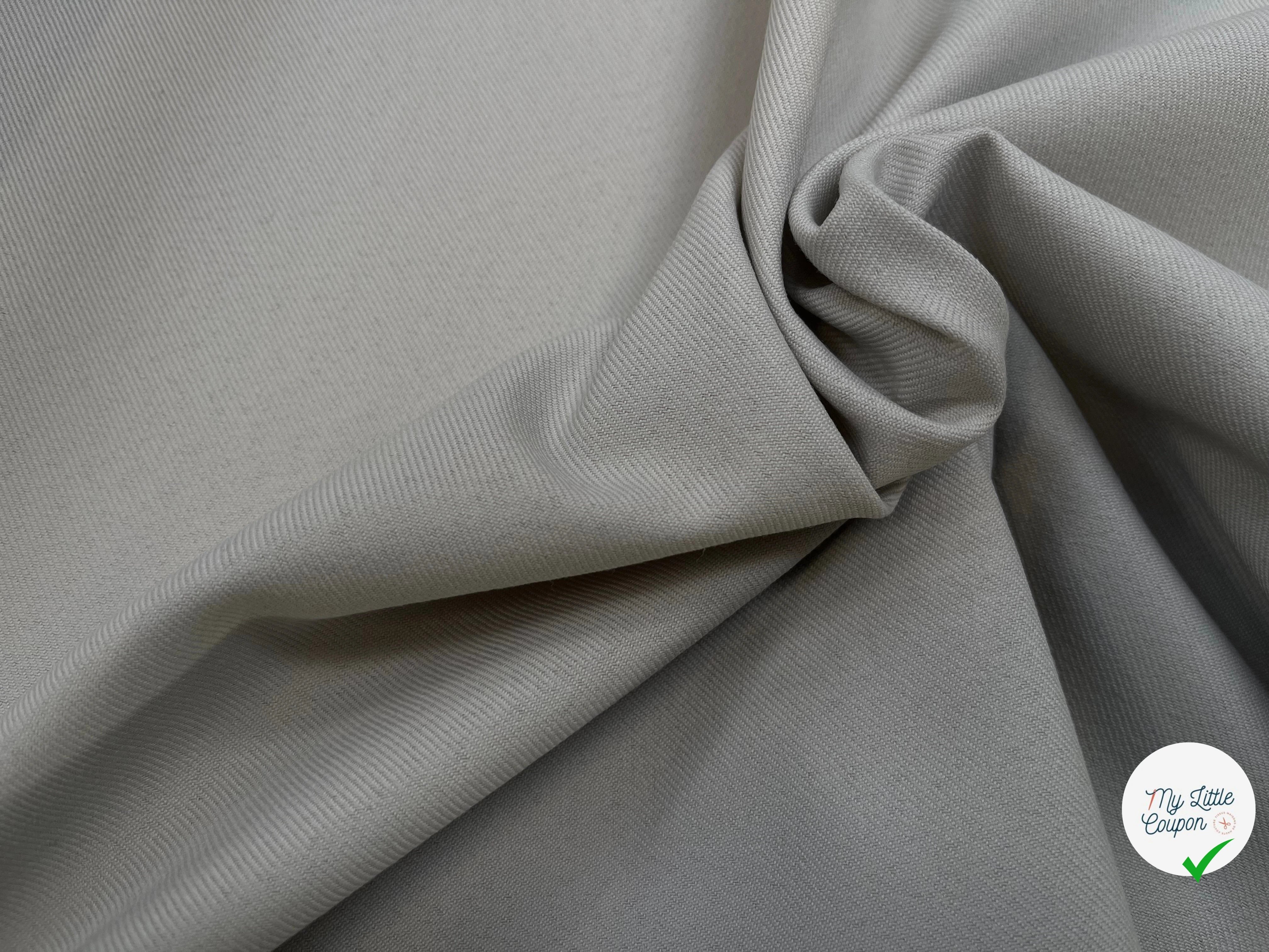 GABARDINE 41% LAINE VERGE SMOKE 150CM - My Little Coupon