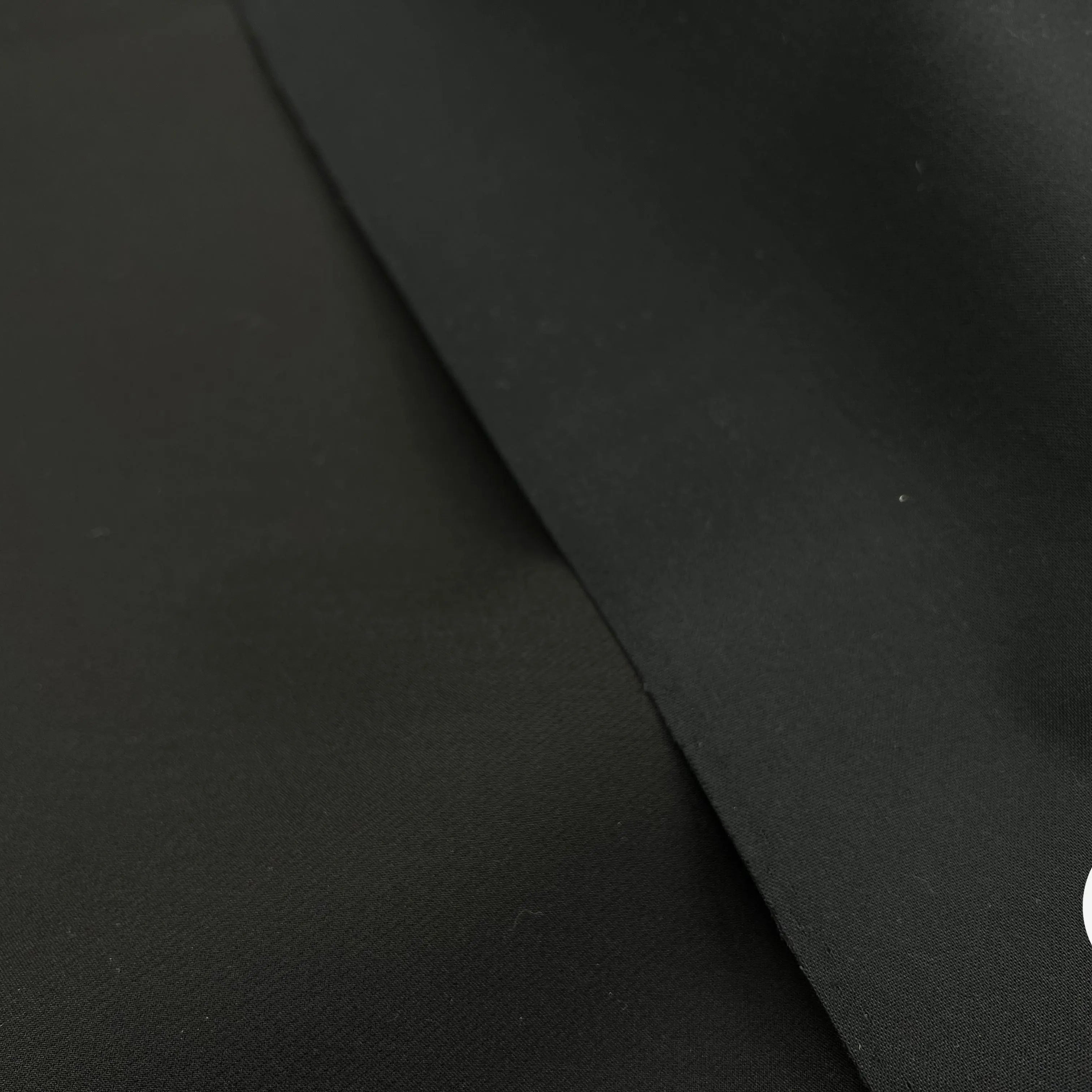 GABARDINE CONTRECOLLÉE NOIRE - My Little Coupon - tissu - coudre