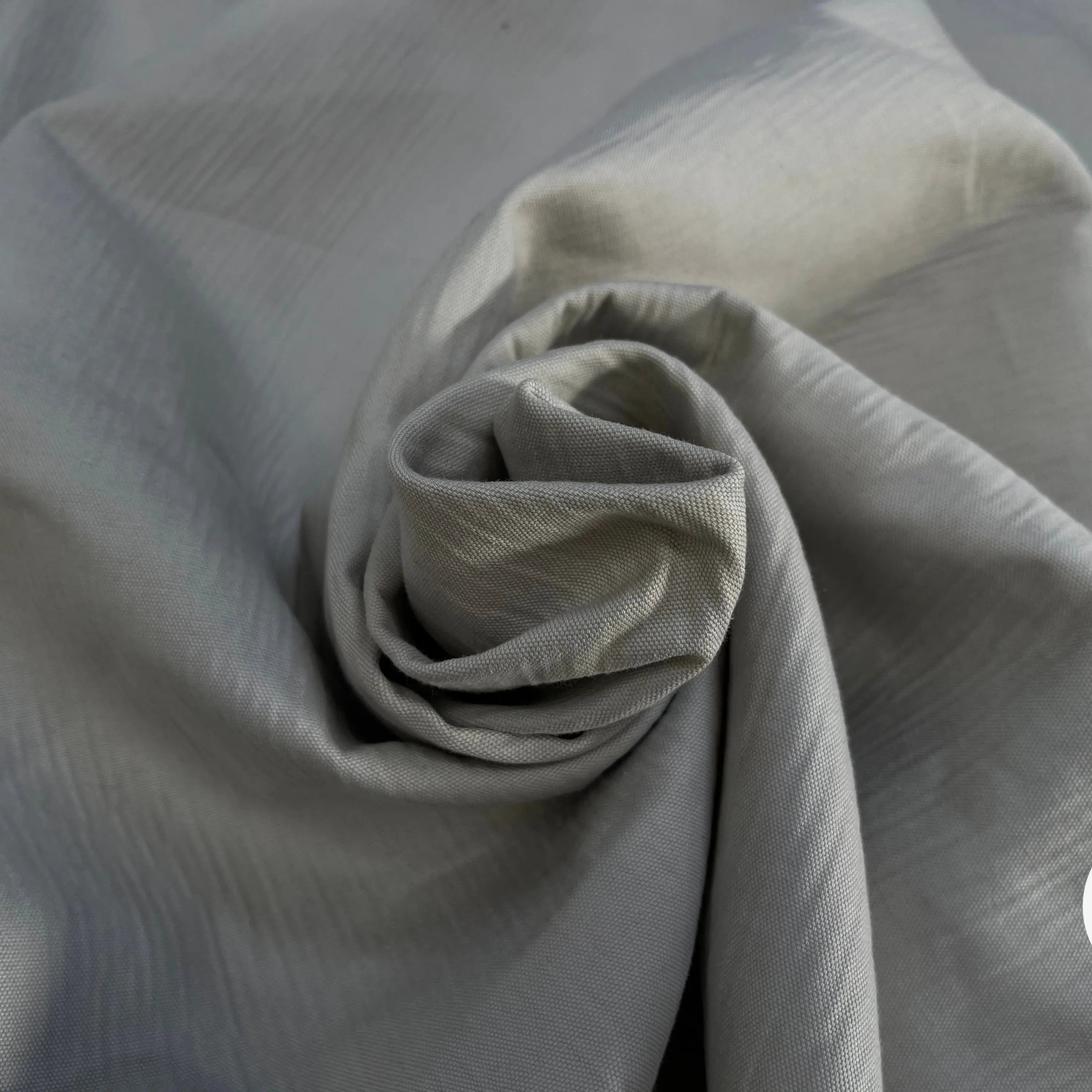 GABARDINE COTON FLAMMÉE GRIS - My Little Coupon