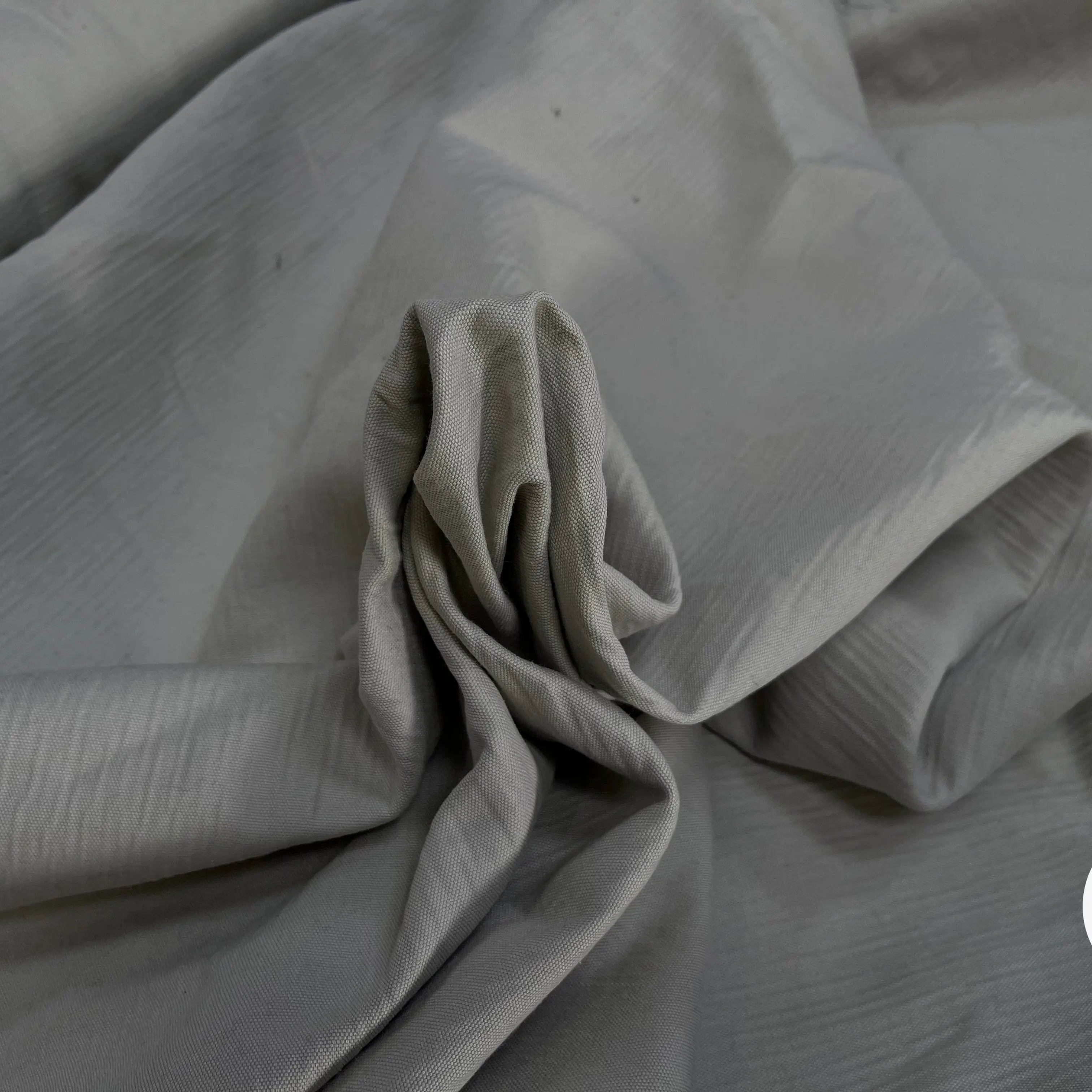 GABARDINE COTON FLAMMÉE GRIS - My Little Coupon