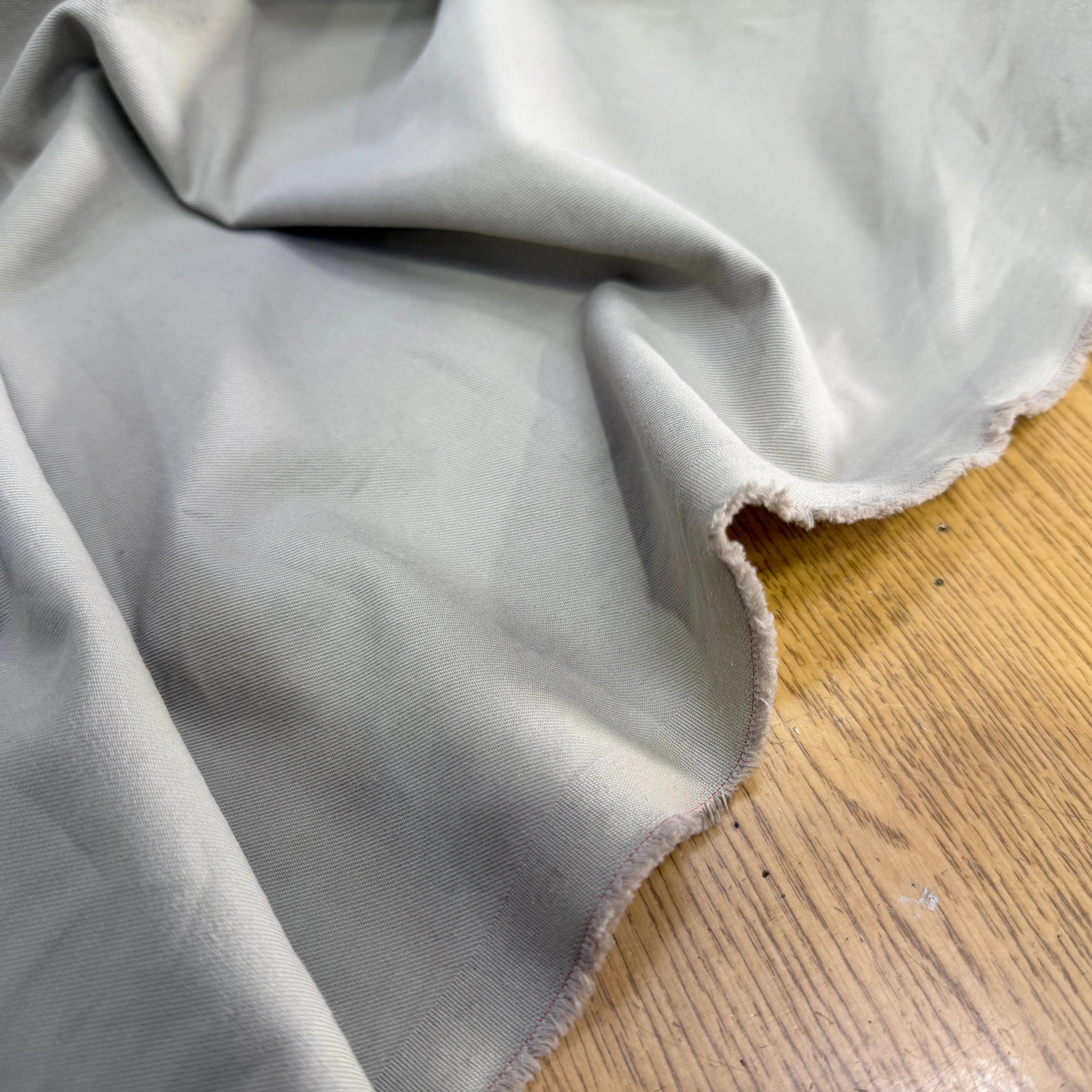 GABARDINE COTON LOURDE BEIGE FICELLE - My Little Coupon