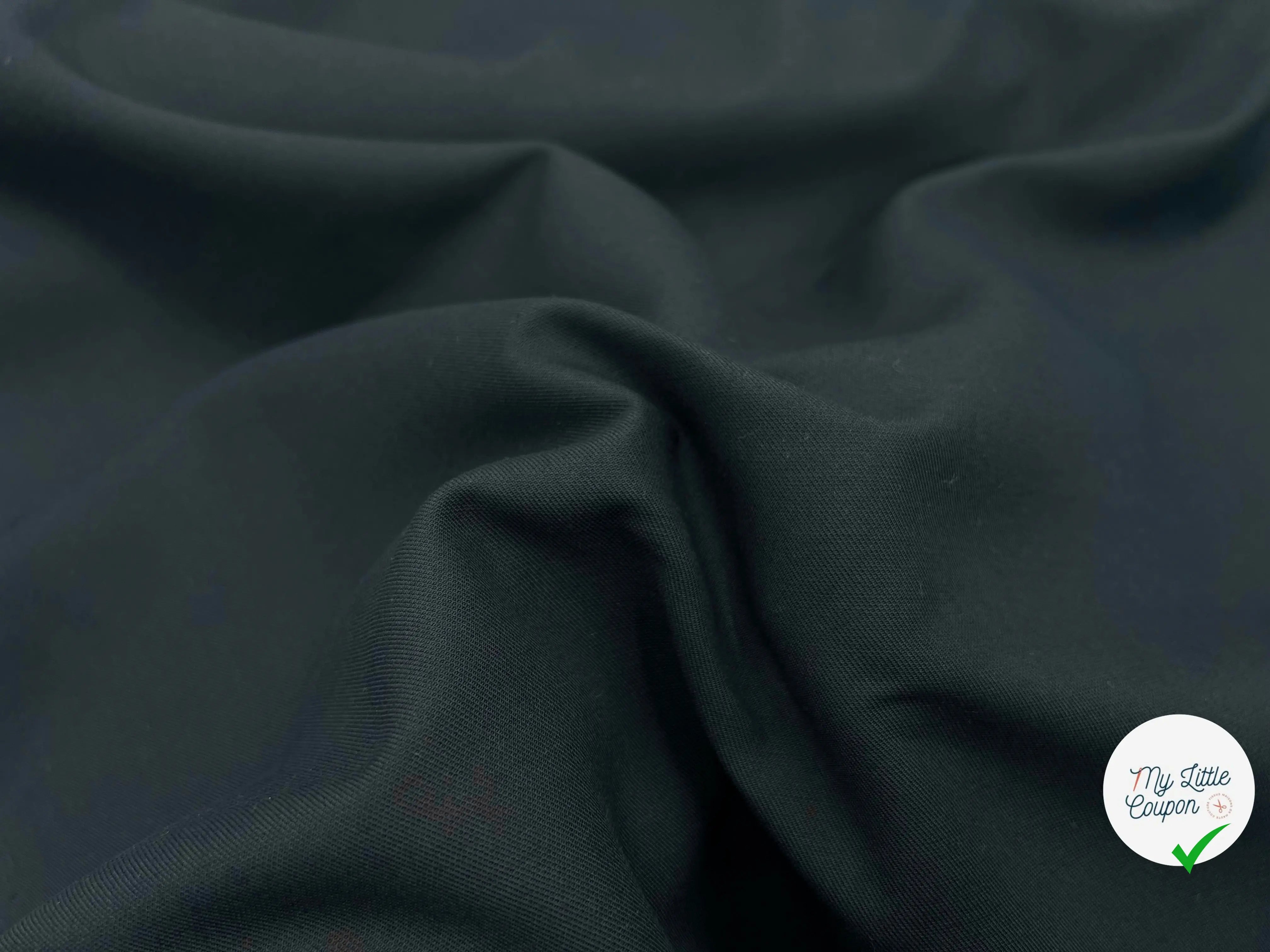 GABARDINE COTON MARINE DOUBLE ÉTOFFE - My Little Coupon - tissu - coudre