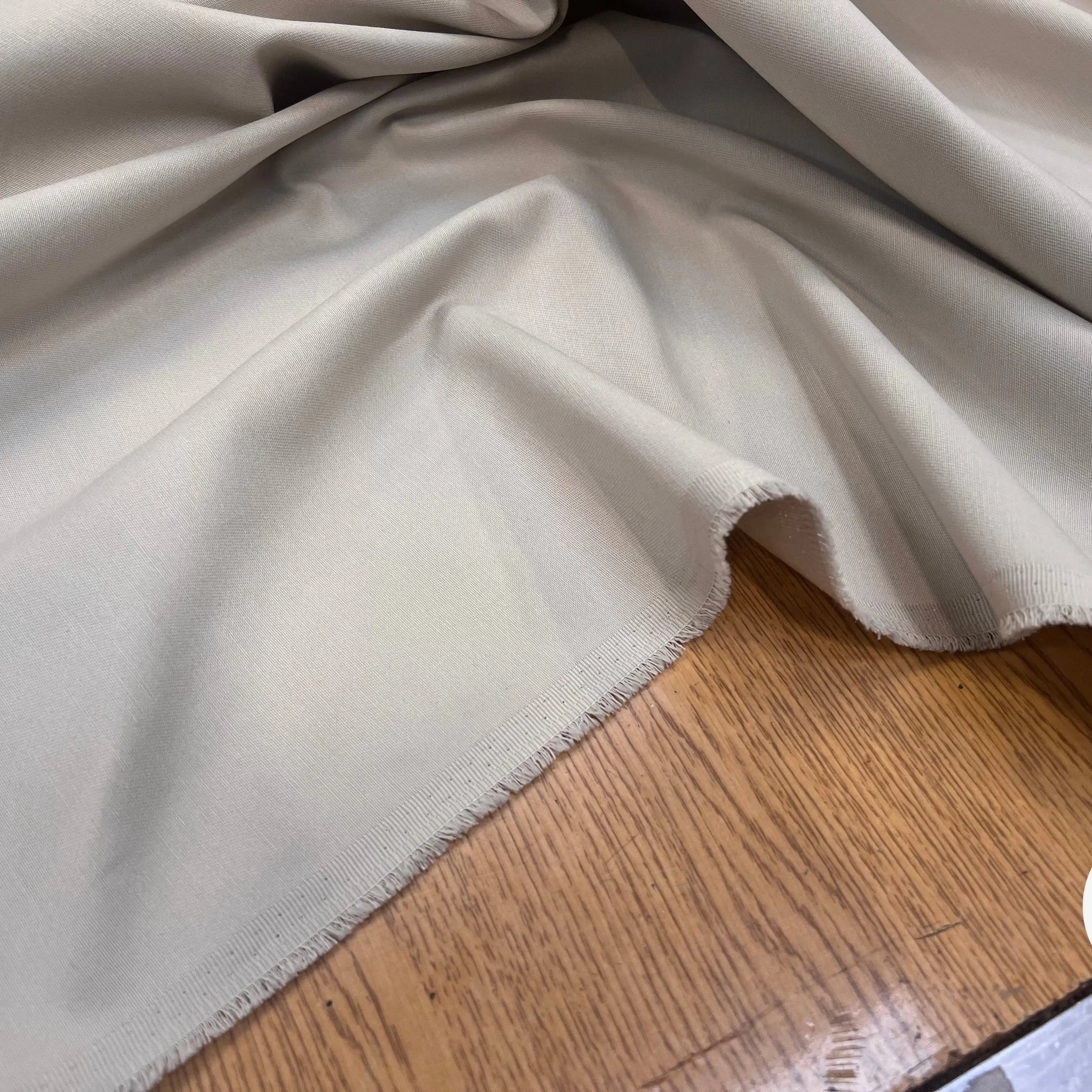 GABARDINE COTON PETITE LAIZE ECRU BEIGE - My Little Coupon