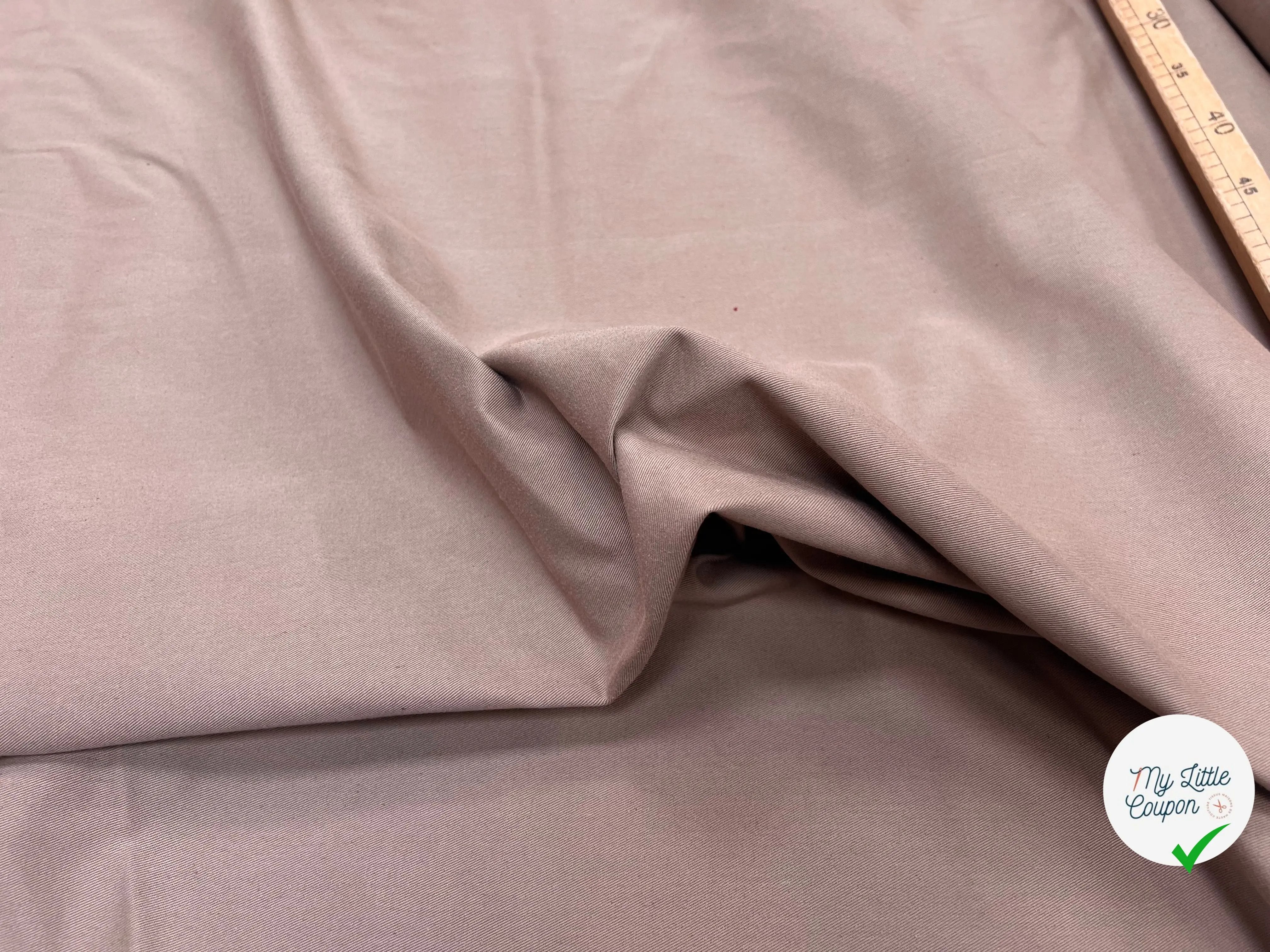 GABARDINE COTON PETITE LAIZE MOCHA - My Little Coupon