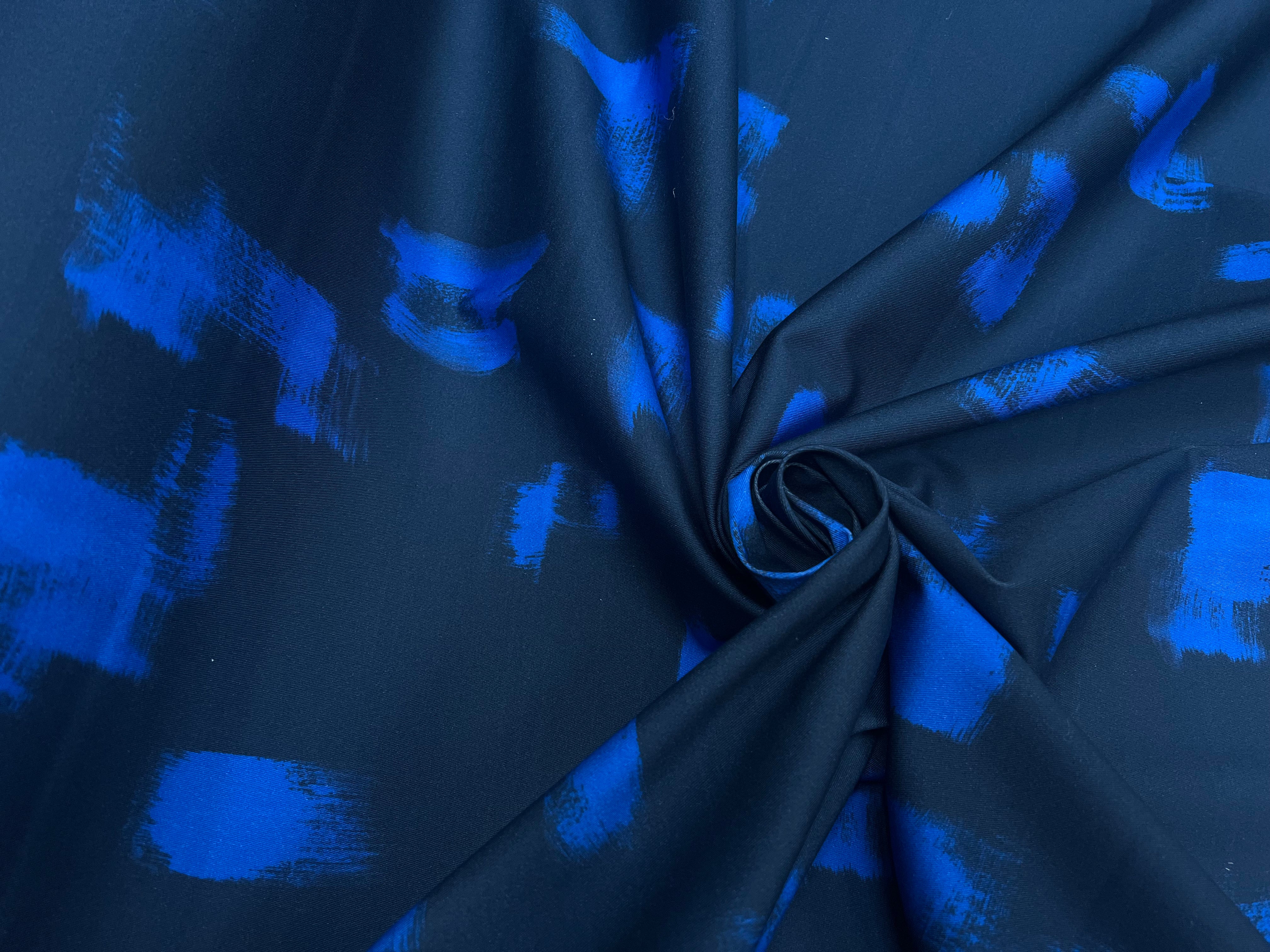 GABARDINE COTON STRECTH SUBLIME DE BLEU BURREAUÂ - My Little Coupon