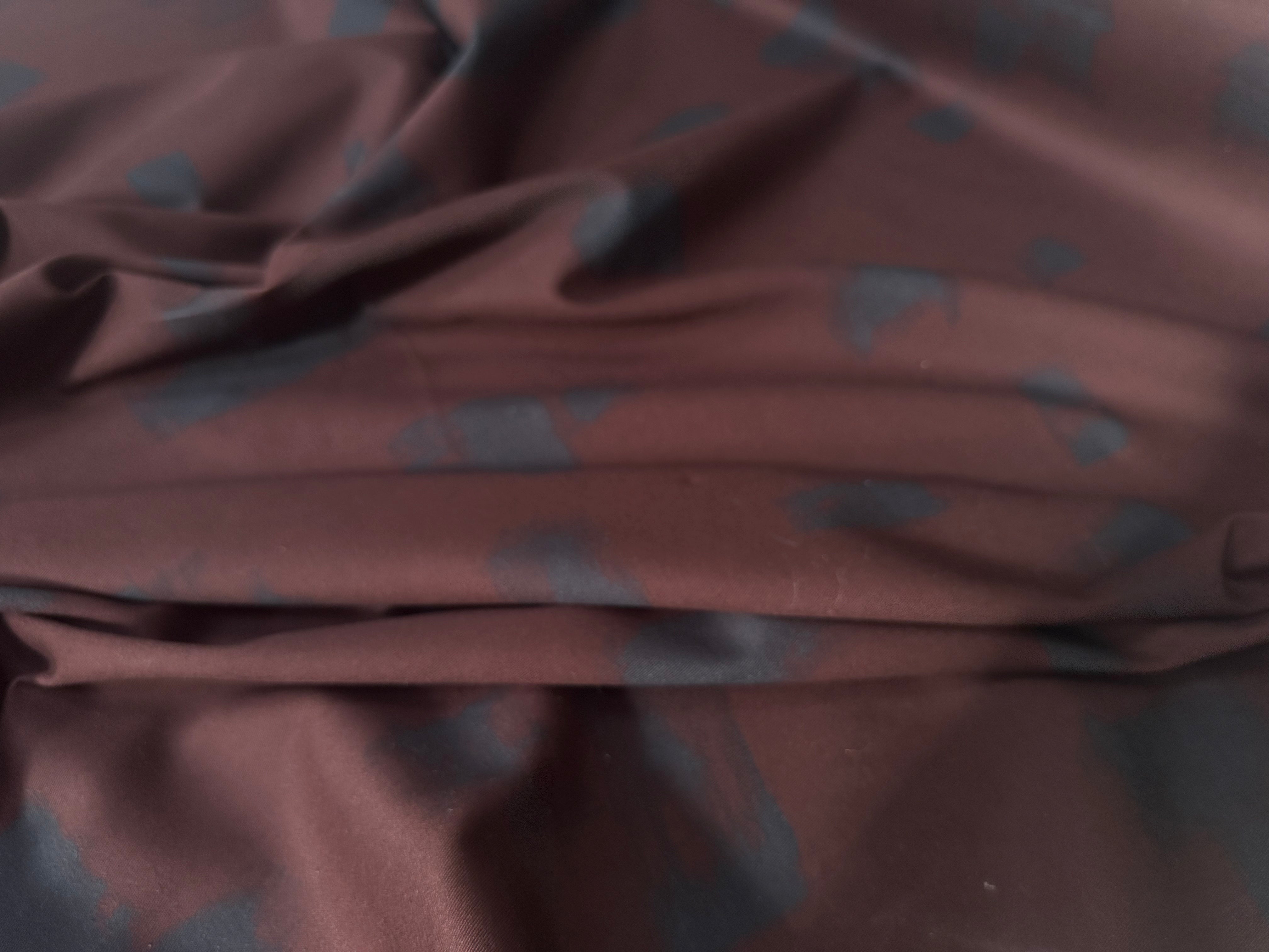 GABARDINE COTON STRECTH SUBLIME DE MARRONÂ - My Little Coupon