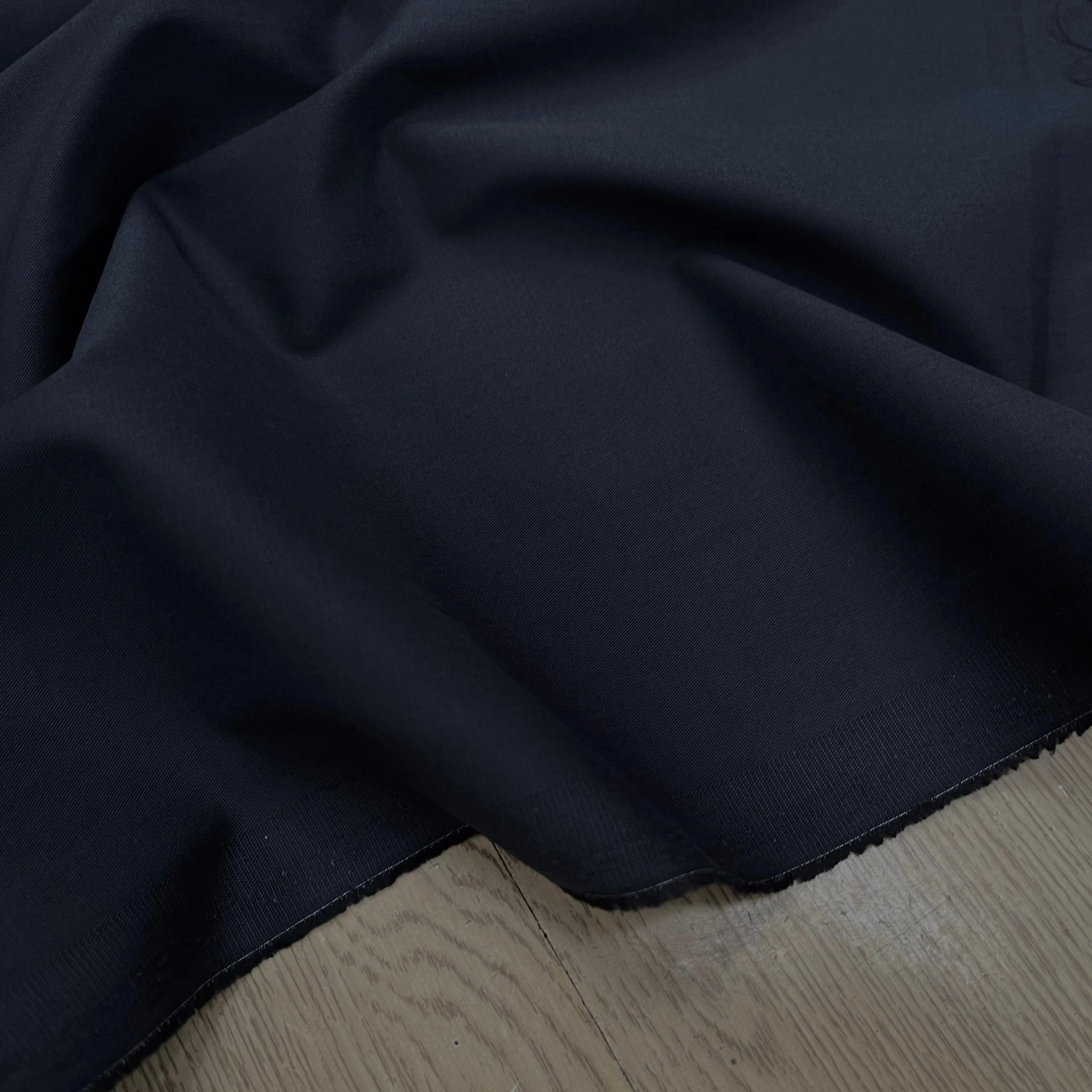 GABARDINE COTON STRETCH FINE MARINE COUTURE694 - My Little Coupon