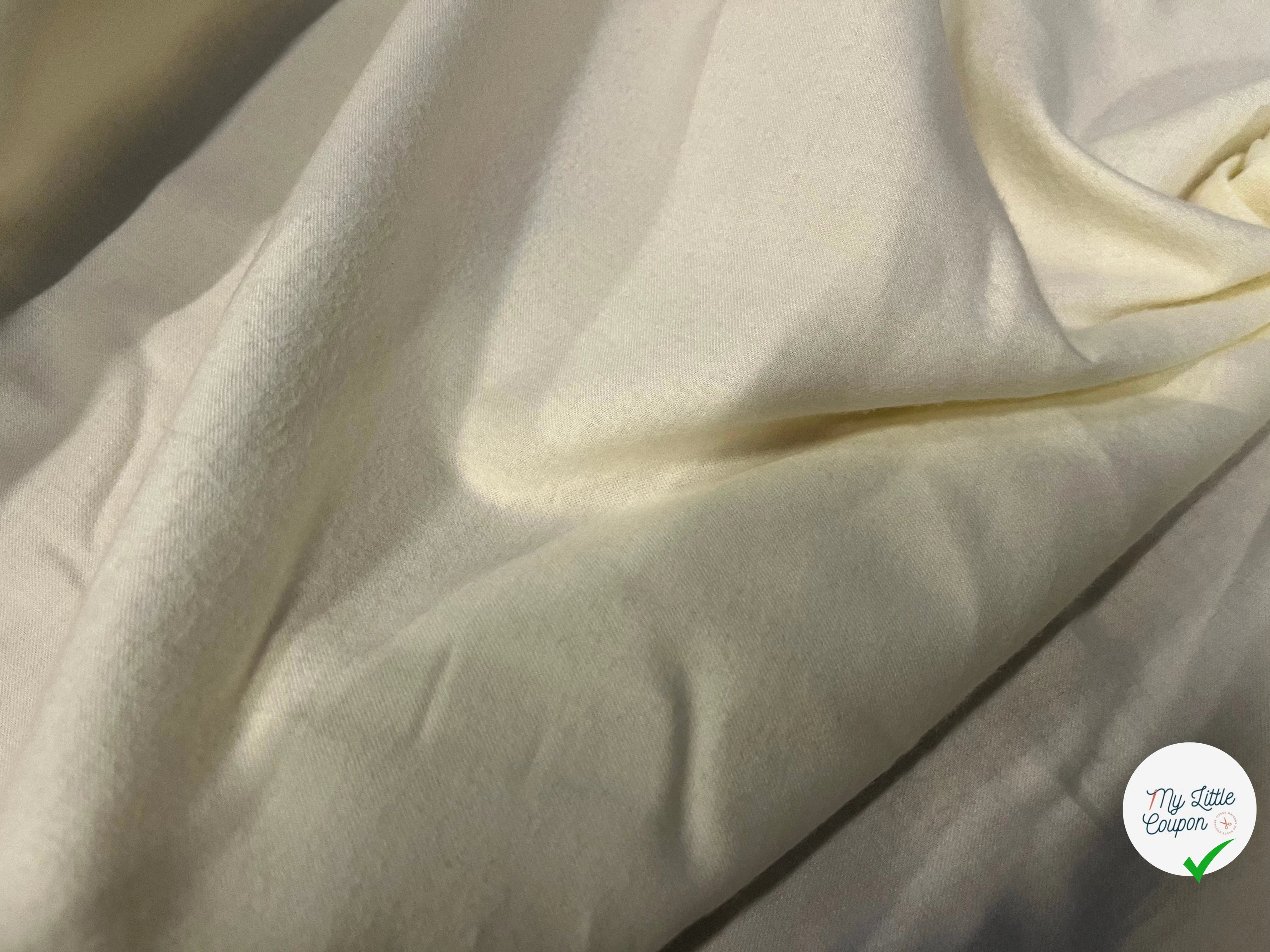 GABARDINE COTON SWEET ENVERS DOUX VANILLA - My Little Coupon