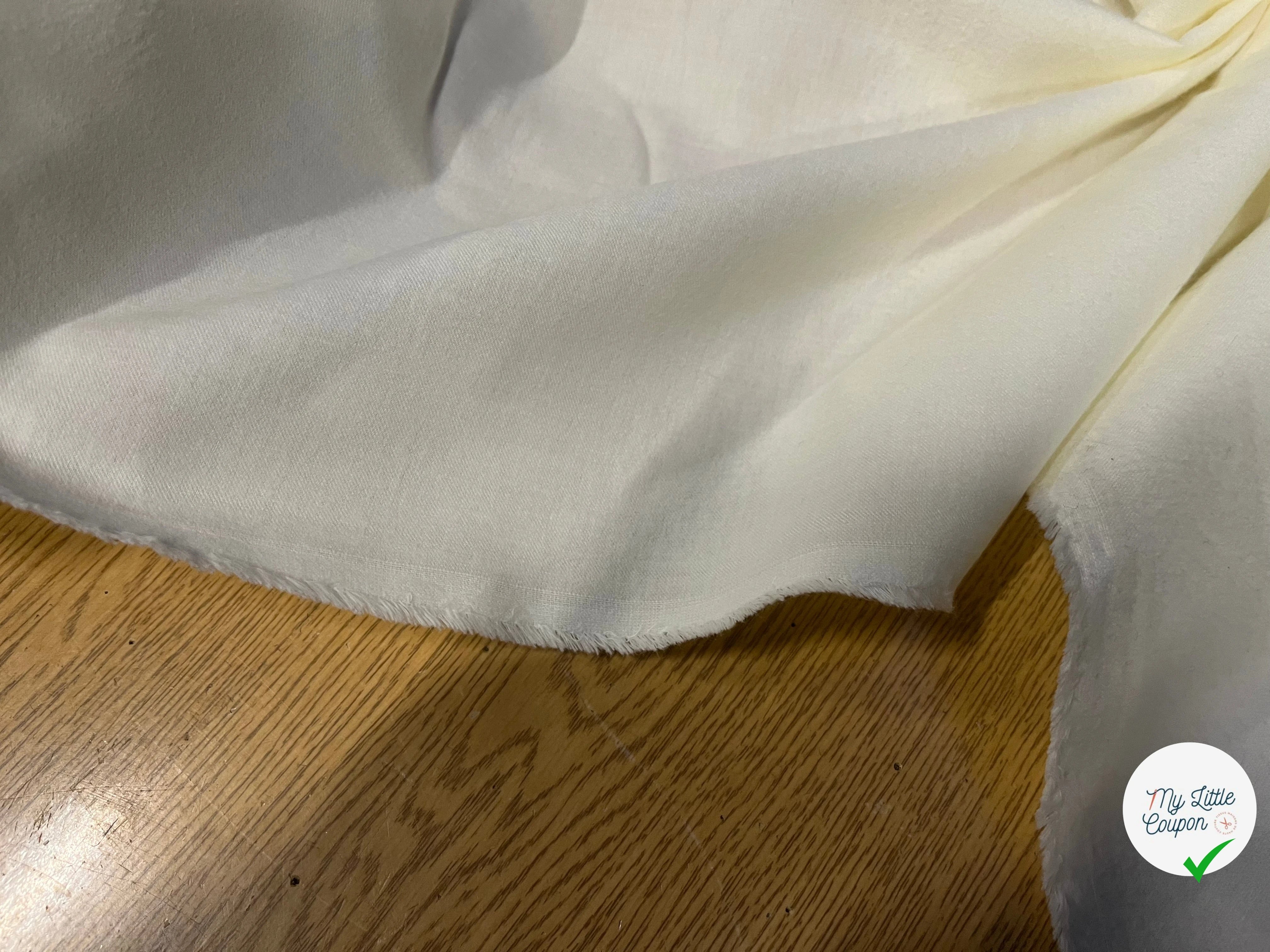 GABARDINE COTON SWEET ENVERS DOUX VANILLA - My Little Coupon