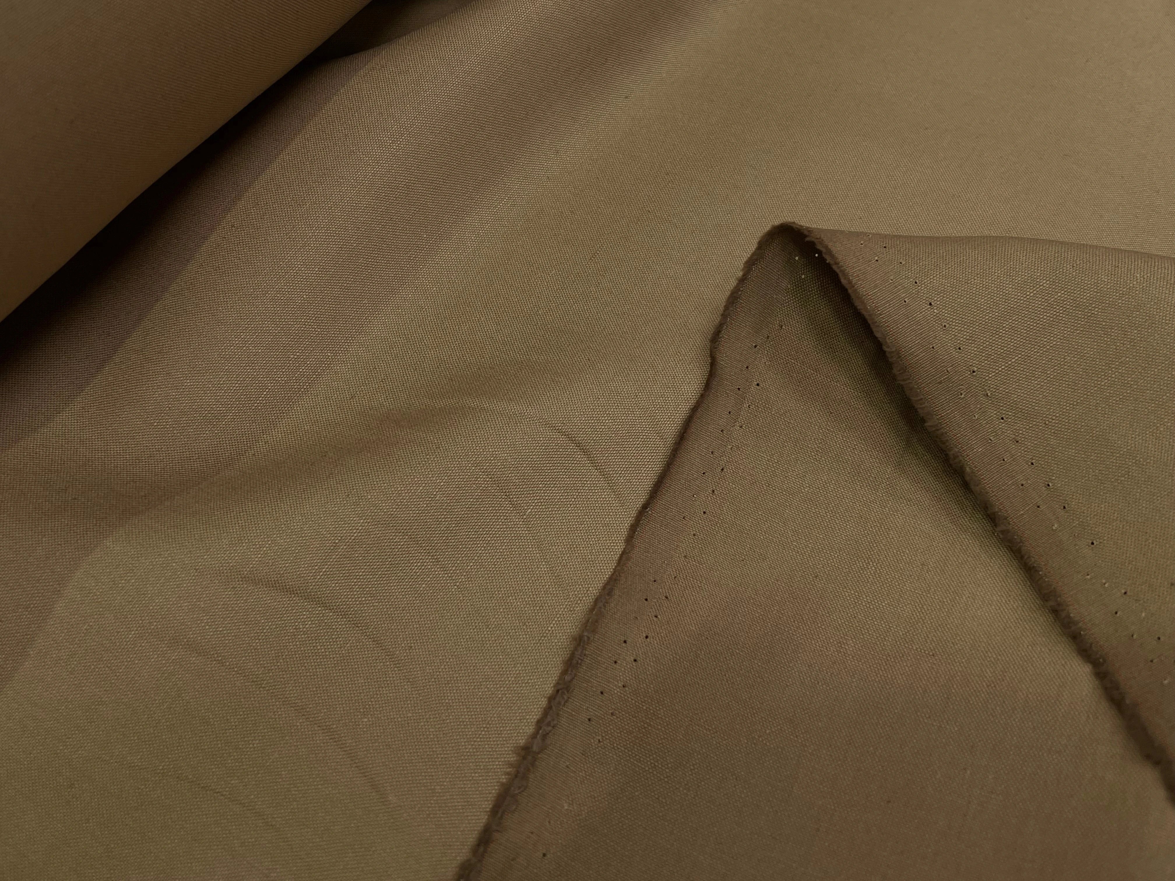 GABARDINE DE COTON BELLE TENUE CAFÉ 100% COTON 150CM - My Little Coupon