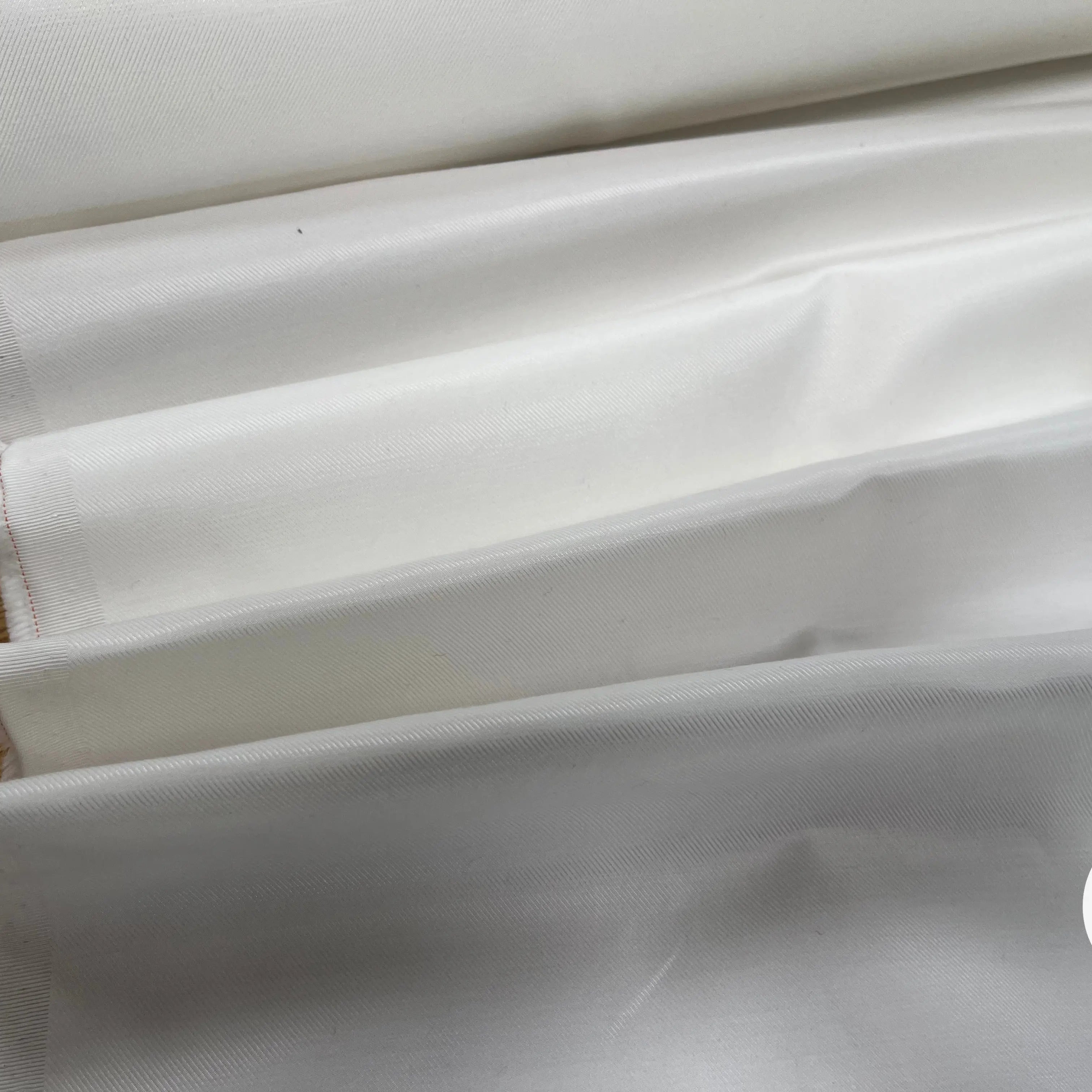 GABARDINE DE COTON BLANC SCHINTZÉE - My Little Coupon