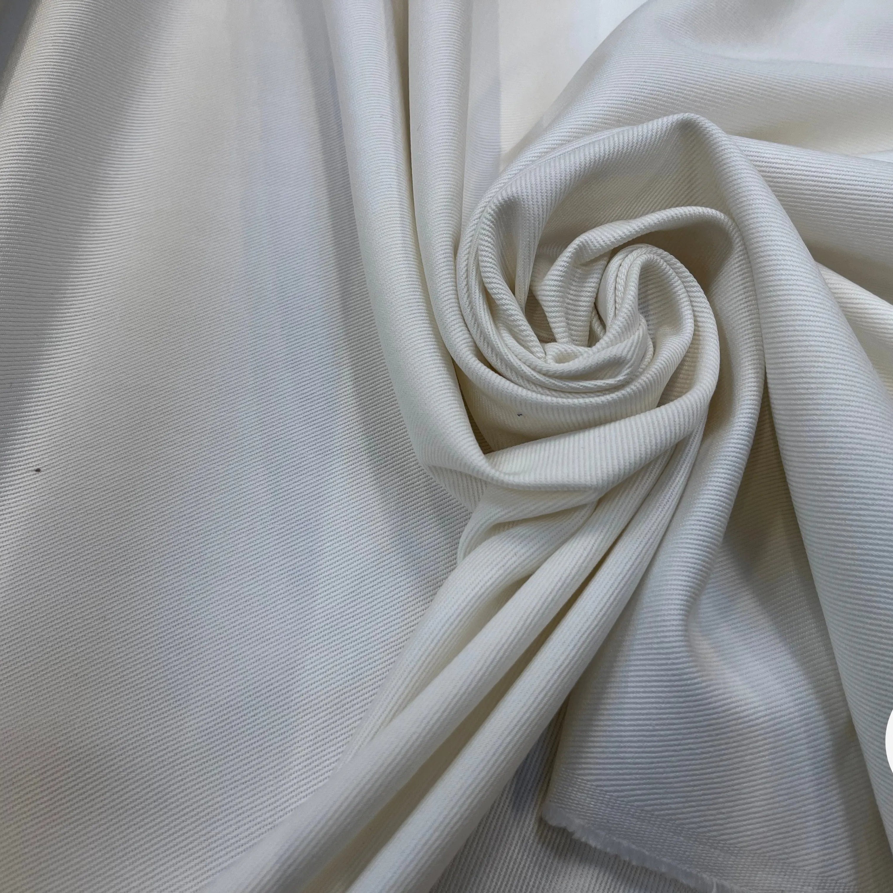 GABARDINE DE COTON ÉCRU - My Little Coupon