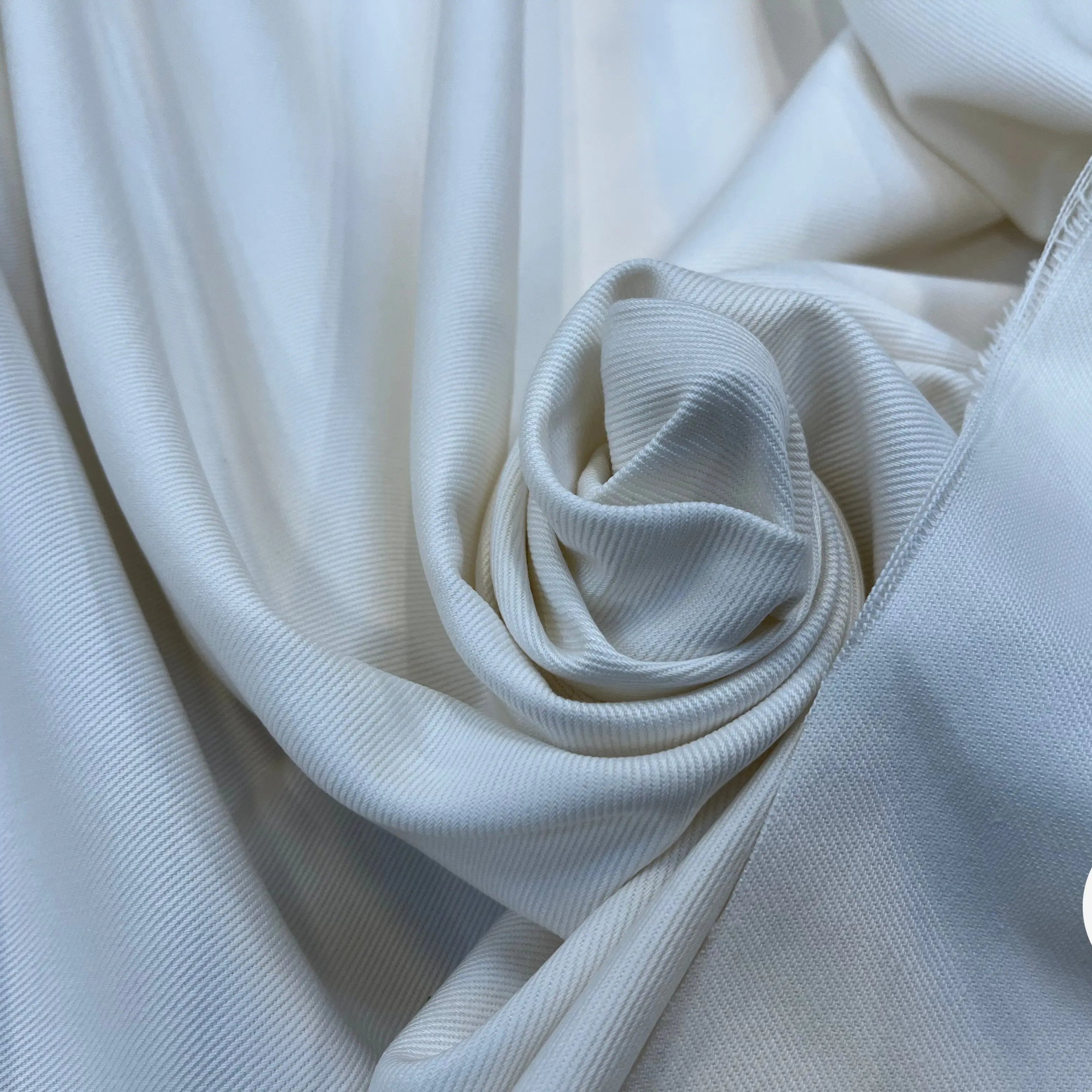 GABARDINE DE COTON ÉCRU - My Little Coupon