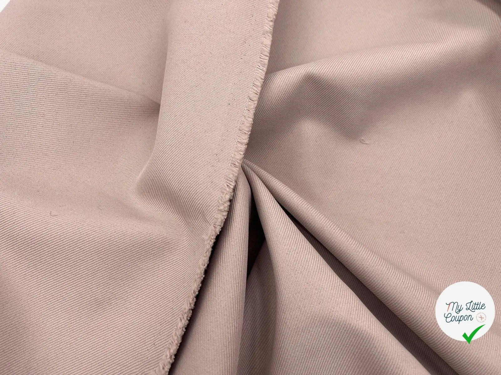 GABARDINE DE COTON FICELLE SERGÉ DRILL - My Little Coupon - tissu - coudre