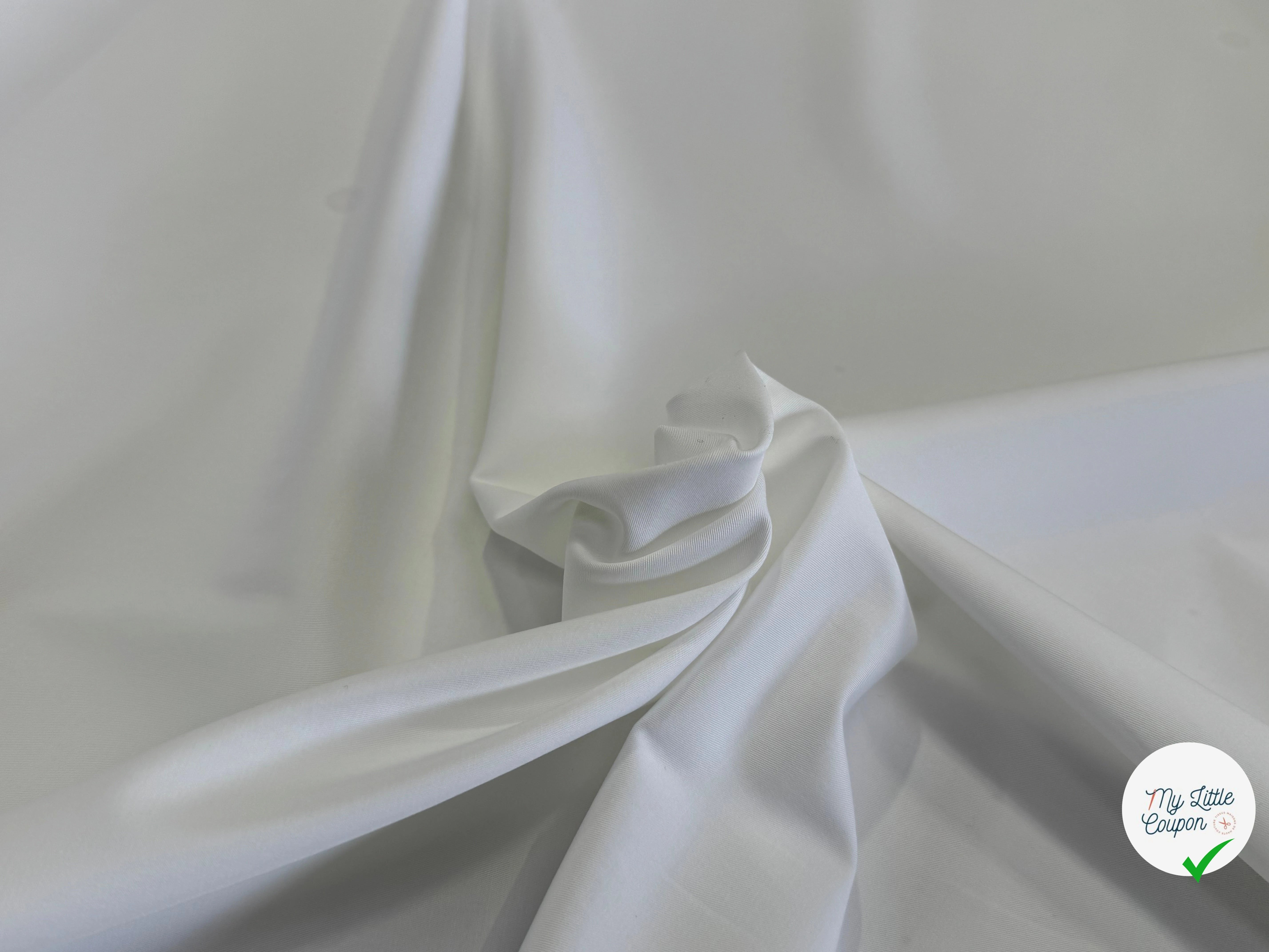 GABARDINE DE COTON FINE STRETCH OPTIQUE QUALITÉ COUTURE - My Little Coupon