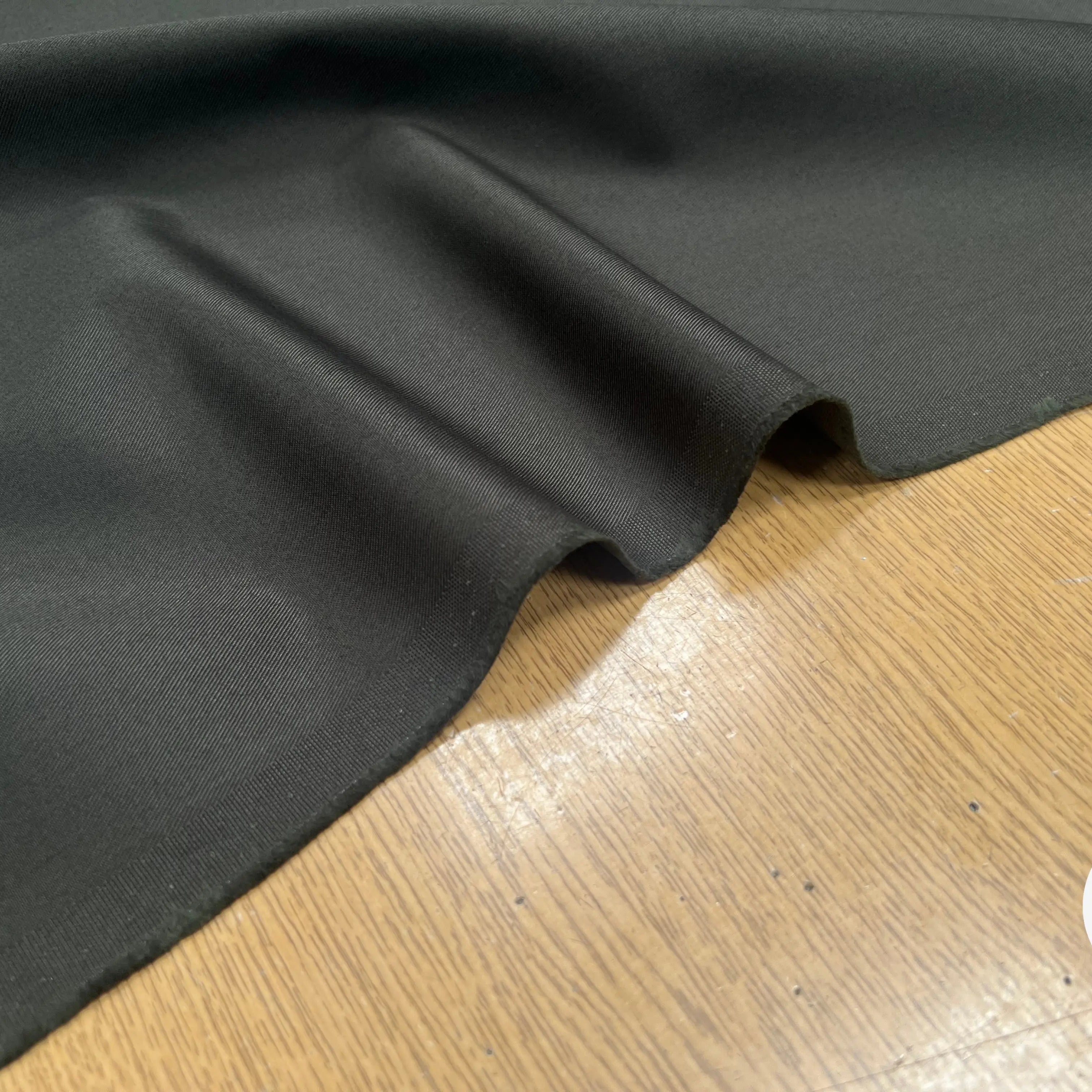 GABARDINE DE COTON FINEMENT SERGÉE KHAKI SUBLIME - My Little Coupon