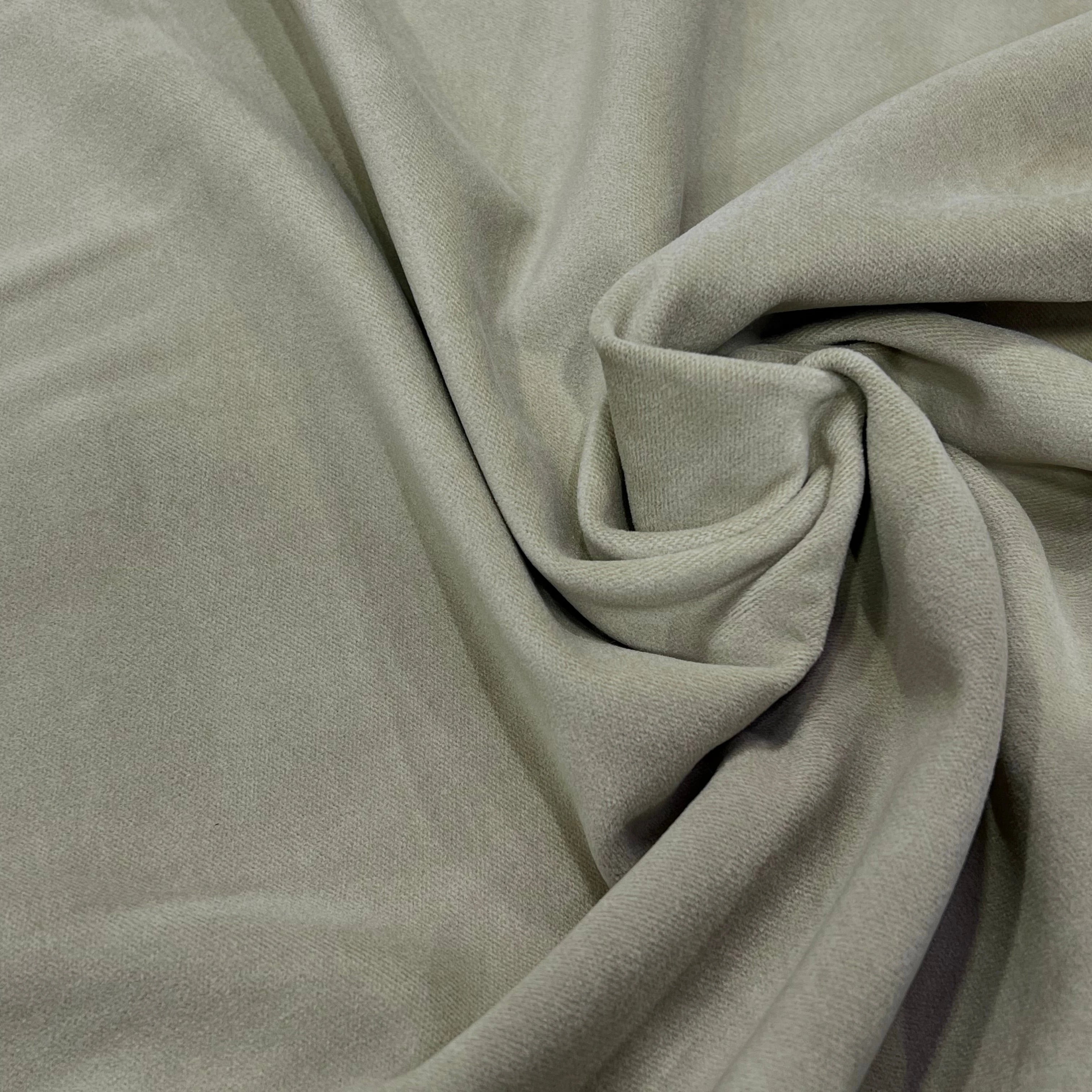 GABARDINE DE COTON GRATTÉE DUVETEUX LOURDE BEIGE 100% COTON 150CM - My Little Coupon