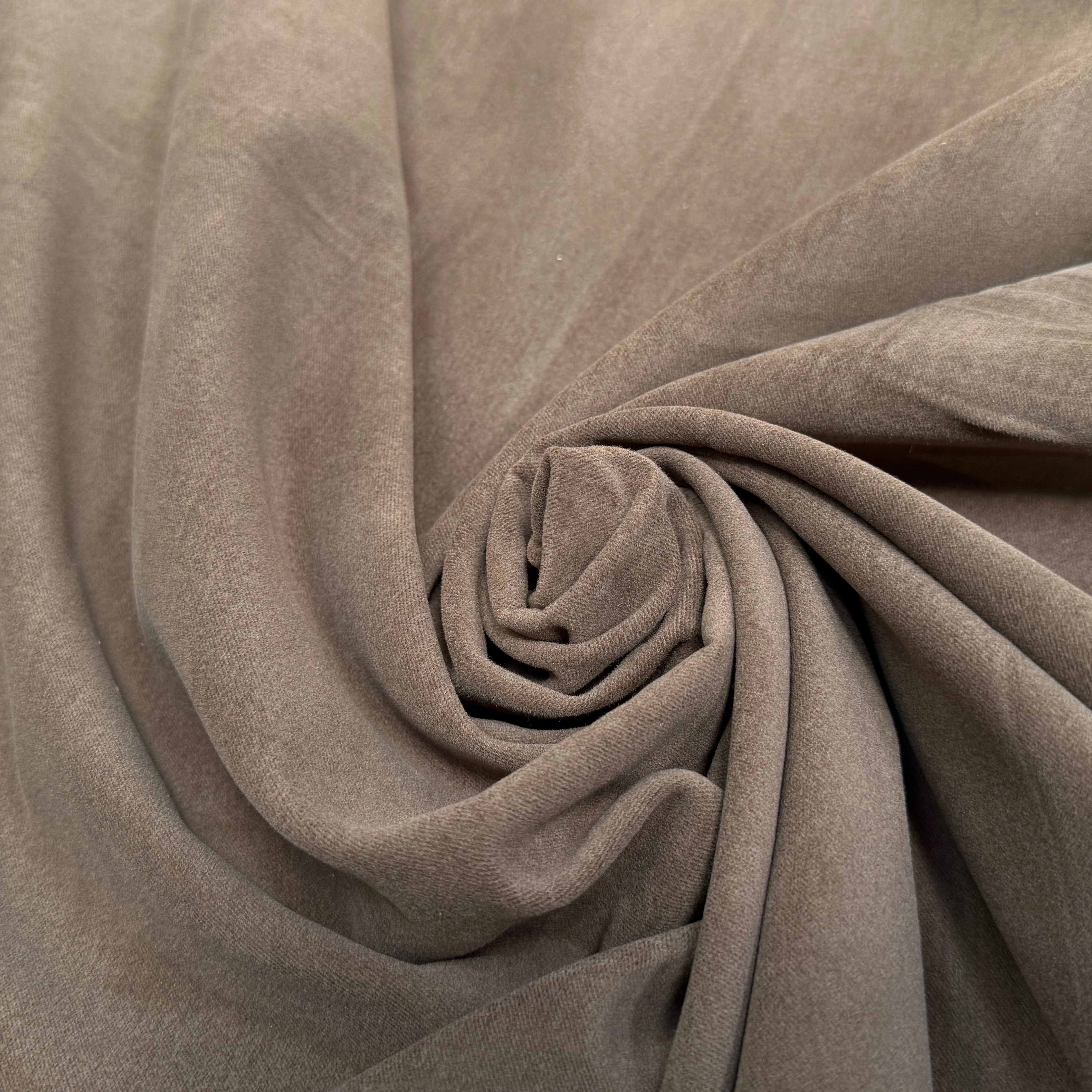GABARDINE DE COTON GRATTÉE ULTRA BELLE CHOCO CARAMEL - My Little Coupon