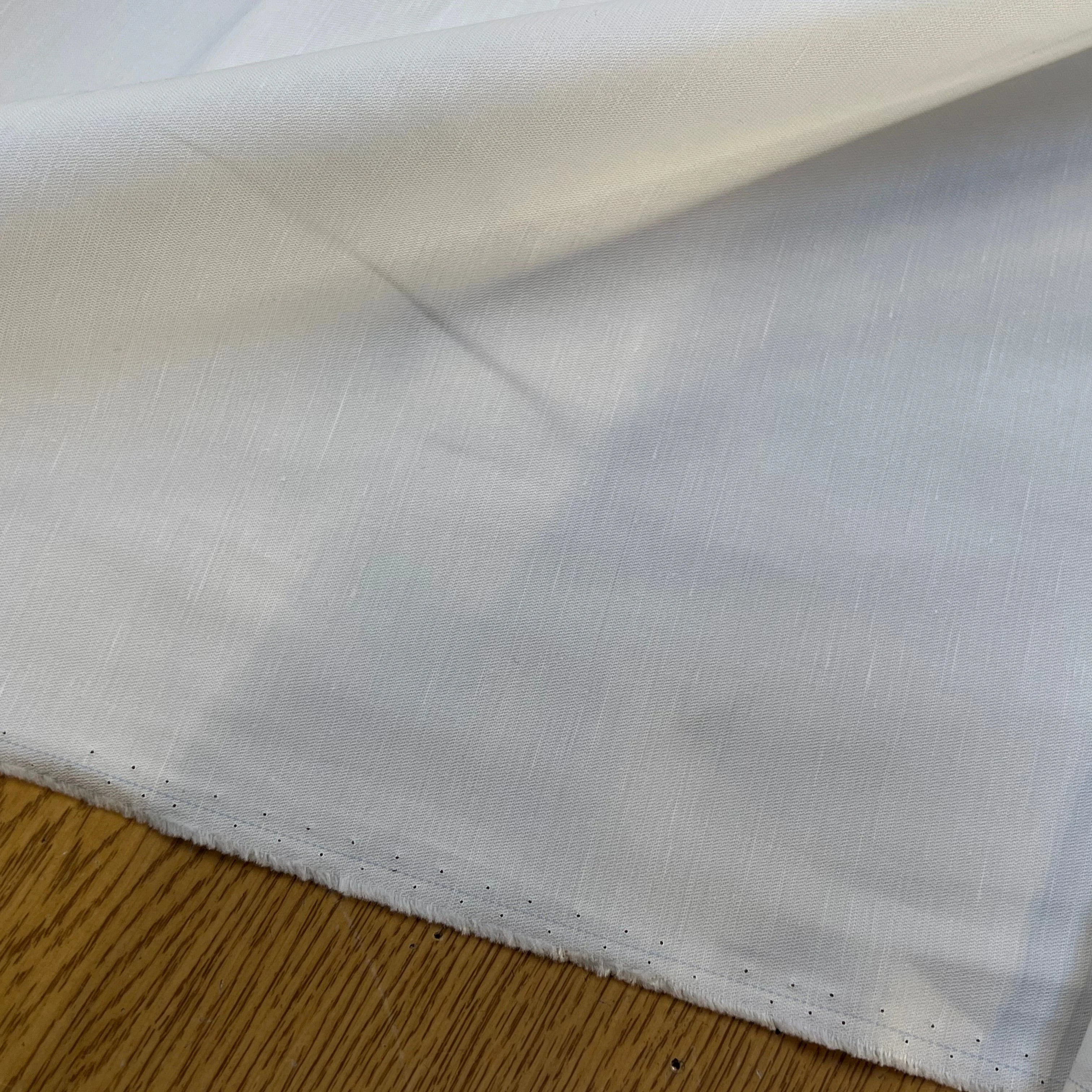 GABARDINE DE COTON LÉGER BLANC 100% COTON 160CM - My Little Coupon