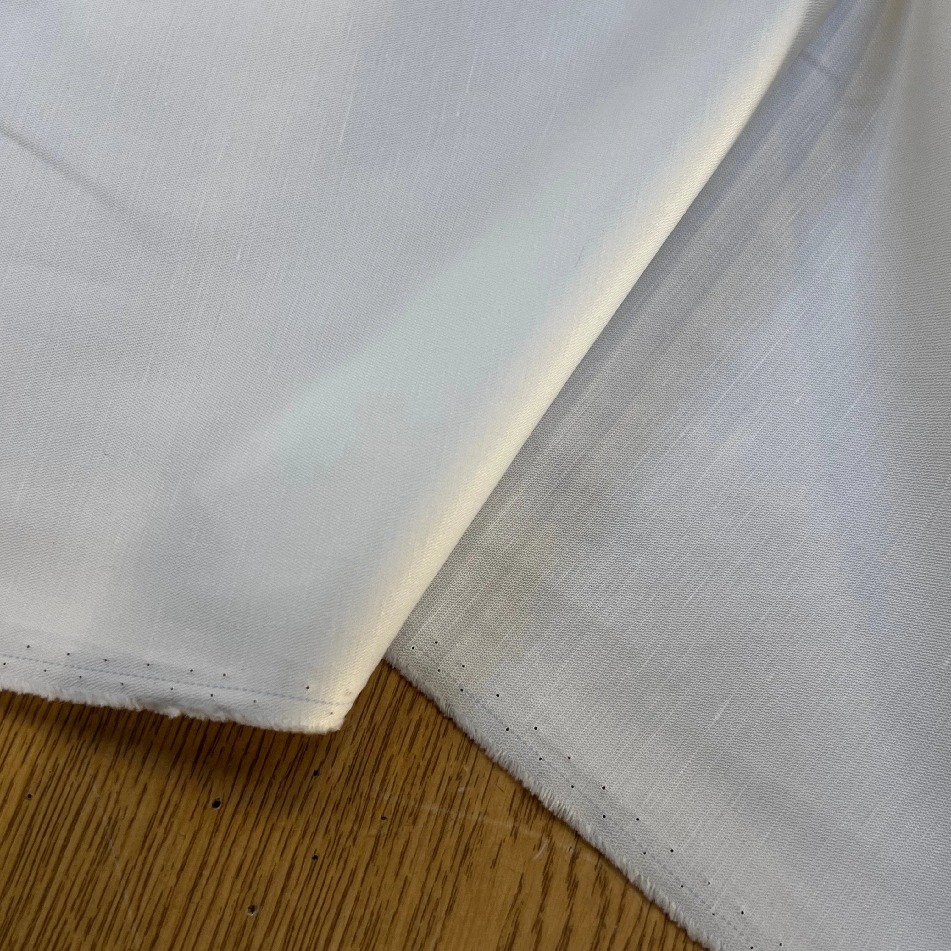 GABARDINE DE COTON LÉGER BLANC 100% COTON 160CM - My Little Coupon