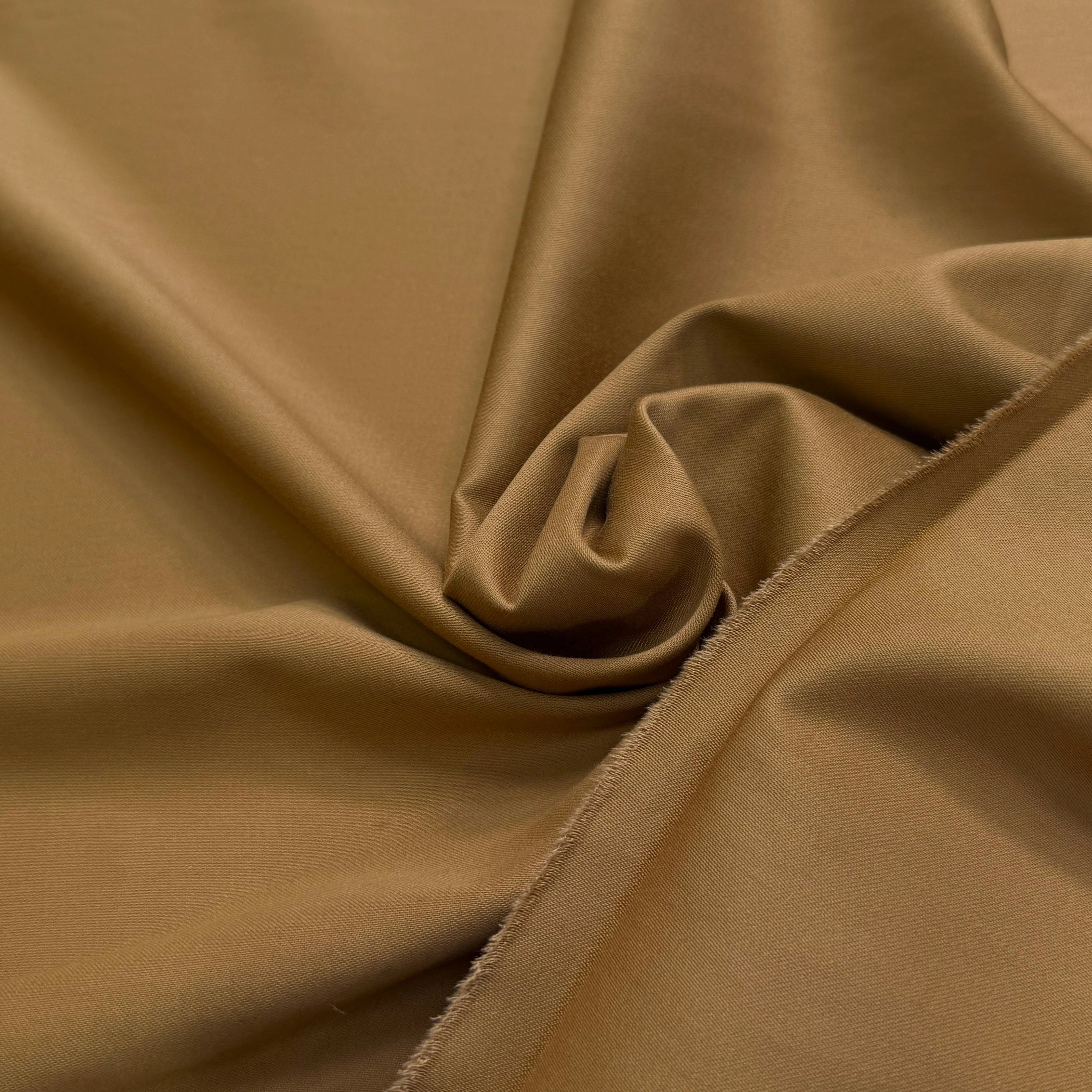 GABARDINE DE COTON LOURDE DEPERLANTE GOLD - My Little Coupon