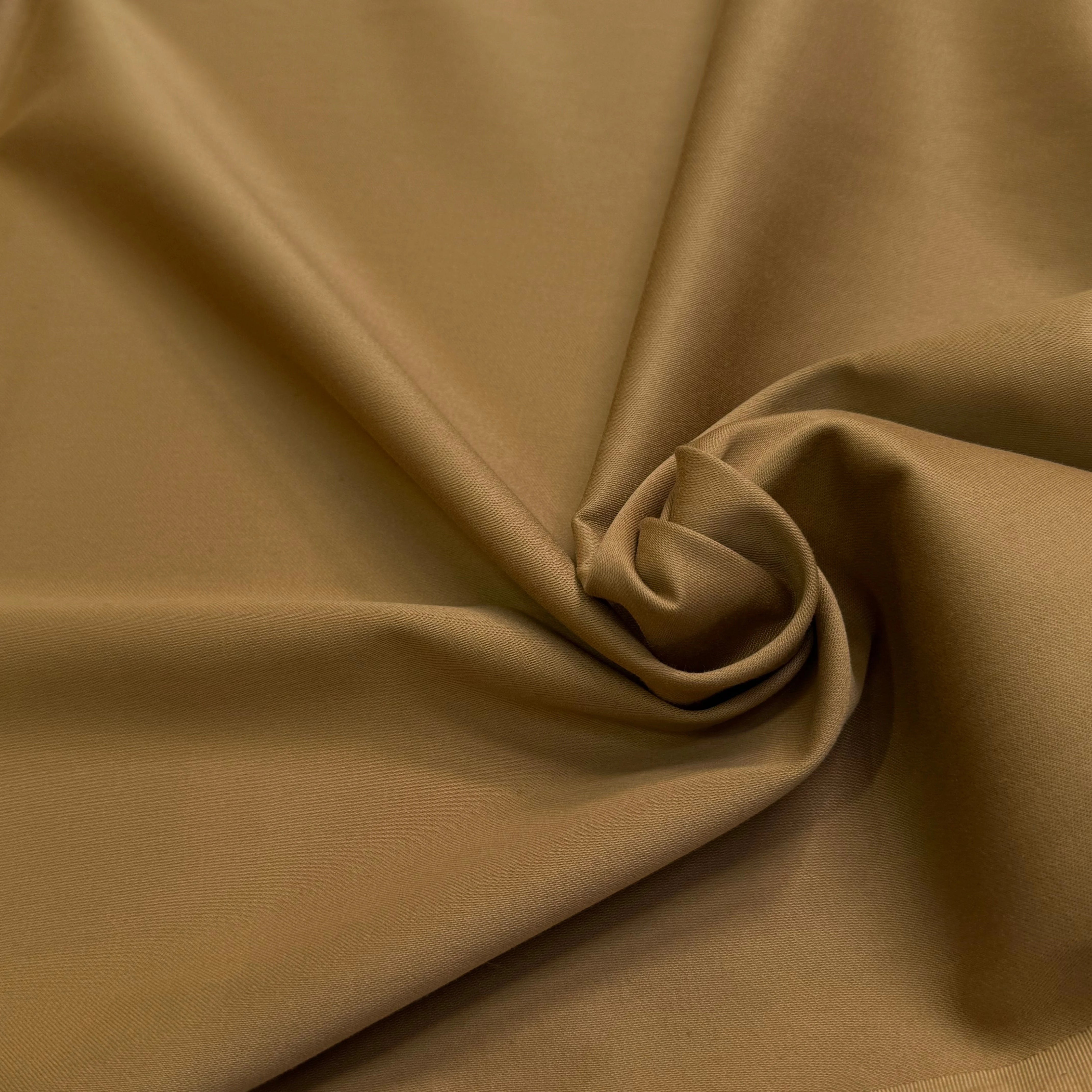 GABARDINE DE COTON LOURDE DEPERLANTE GOLD - My Little Coupon