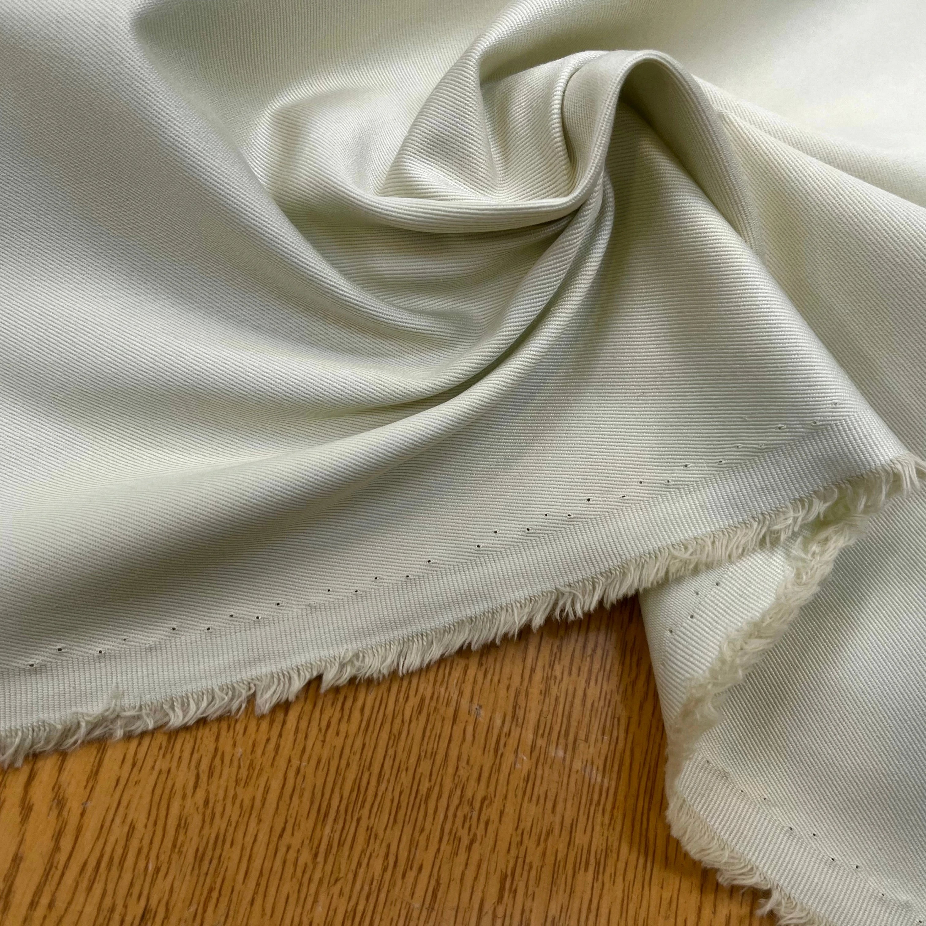 GABARDINE DE COTON LOURDE OYSTER - My Little Coupon